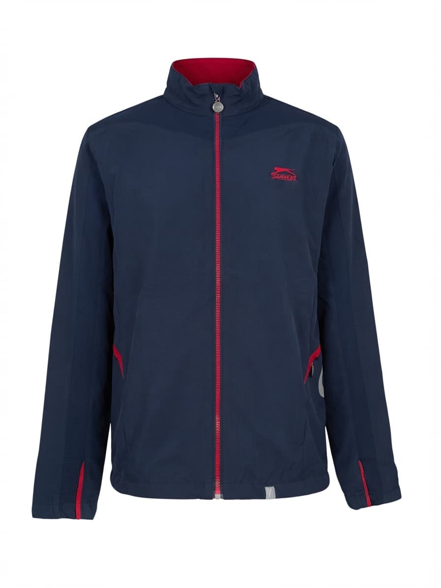 Slazenger Full Zip Track Jacket Navy Blue and Red Size M — photo 1 of 9