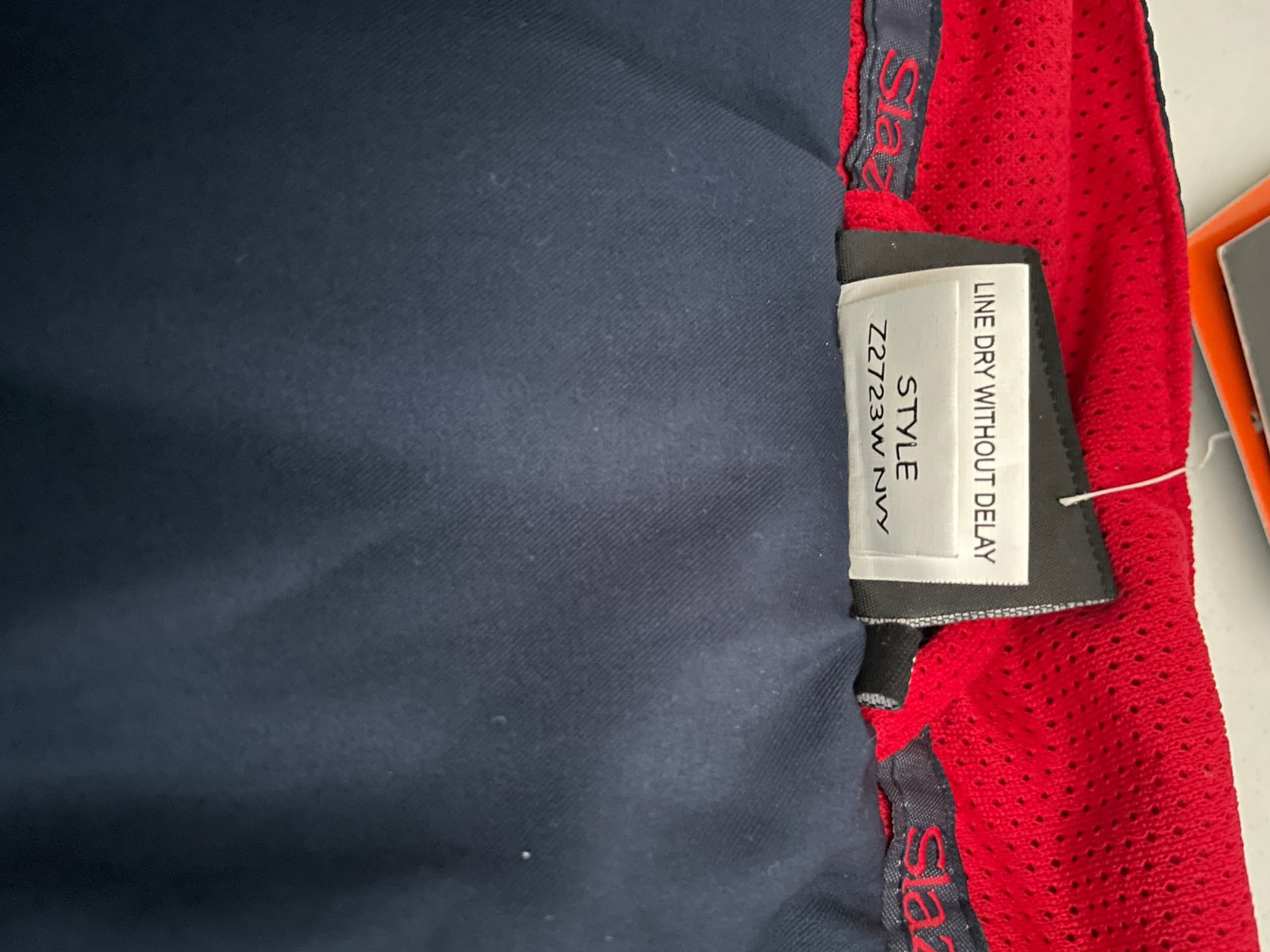 Slazenger Full Zip Track Jacket Navy Blue and Red Size M — photo 6 of 9