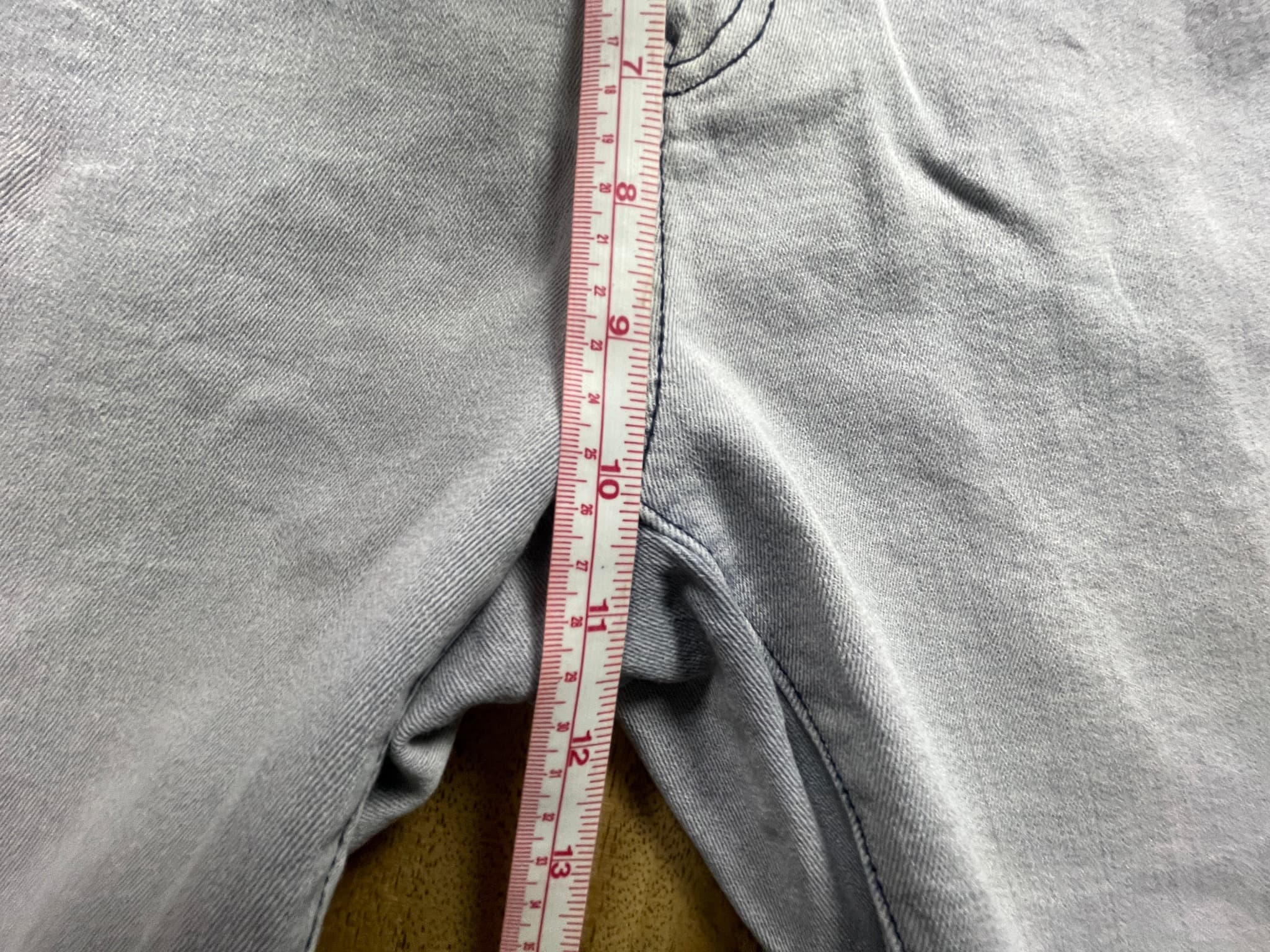 Stüssy Denim Shorts Raw Hem Light Wash Men's 32 — photo 11 of 11
