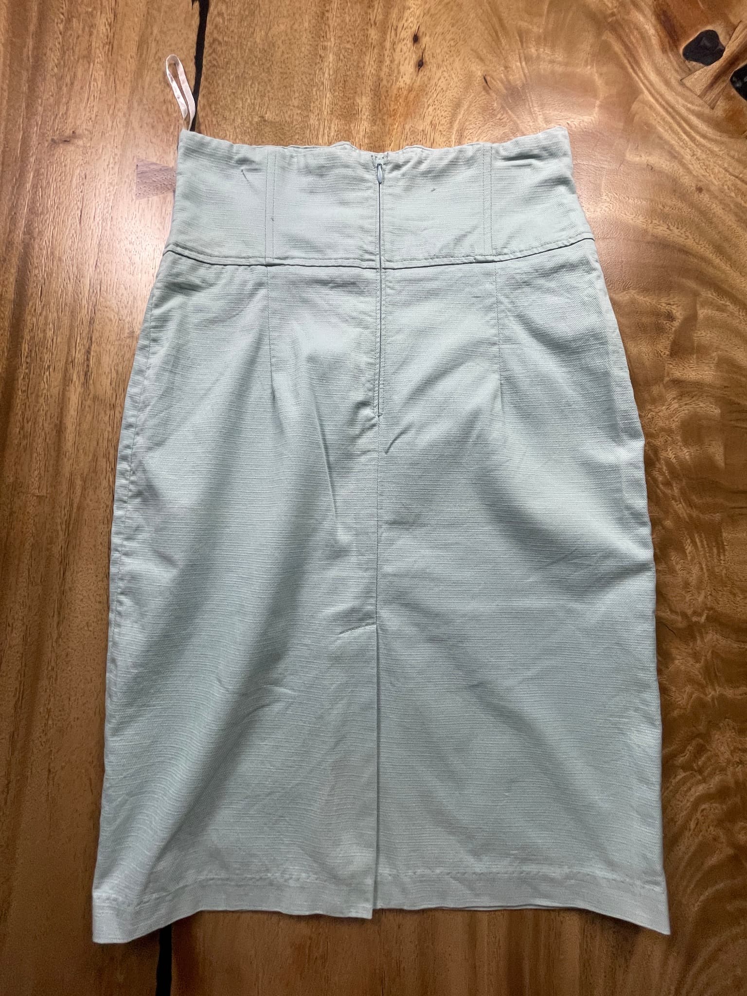 Suite 62 Boutique Pencil Skirt Textured Light Blue Women's 10 — photo 3 of 6