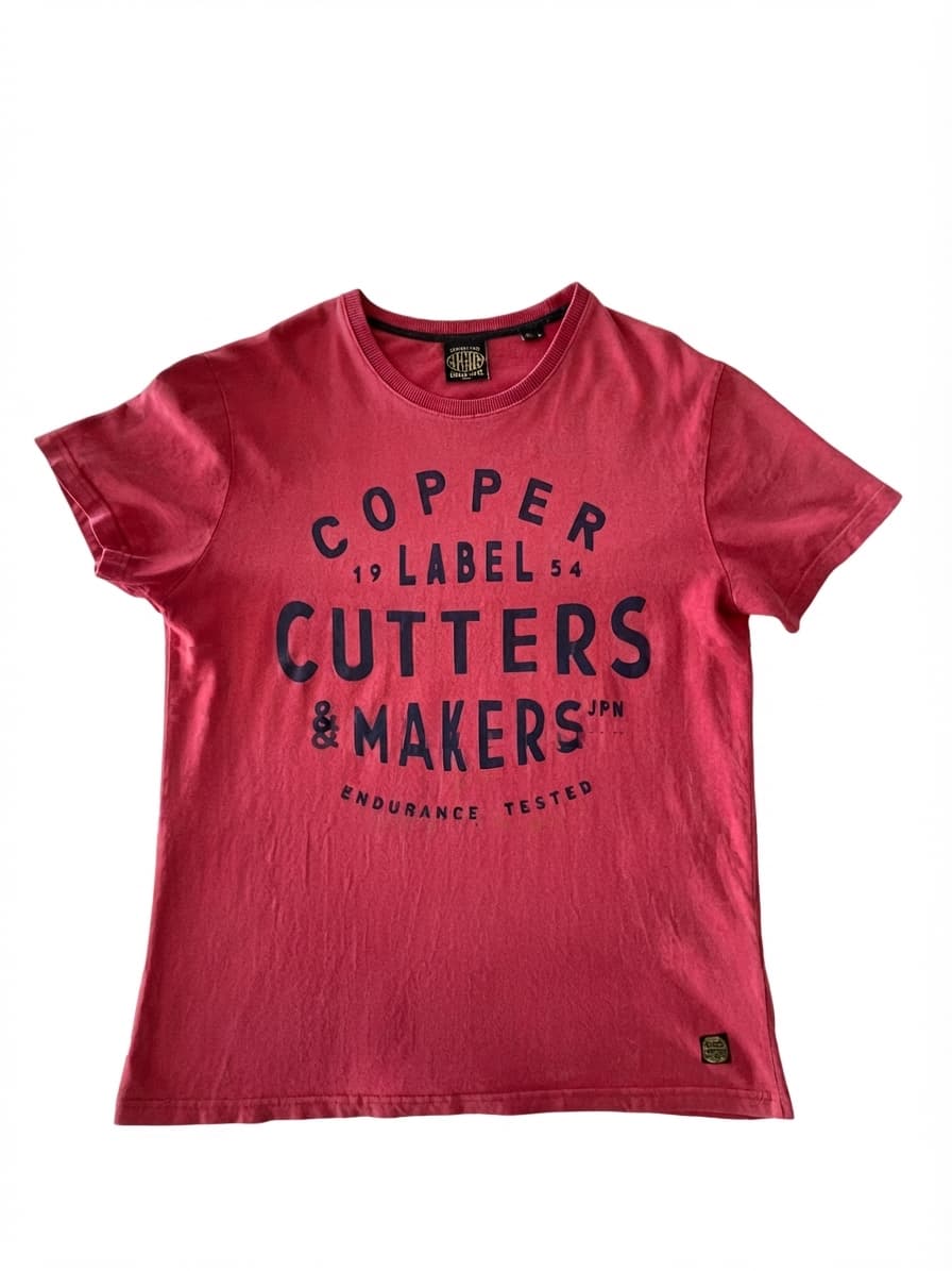 Superdry Copper Label Cutters & Makers Red T-Shirt Size L — photo 1 of 5