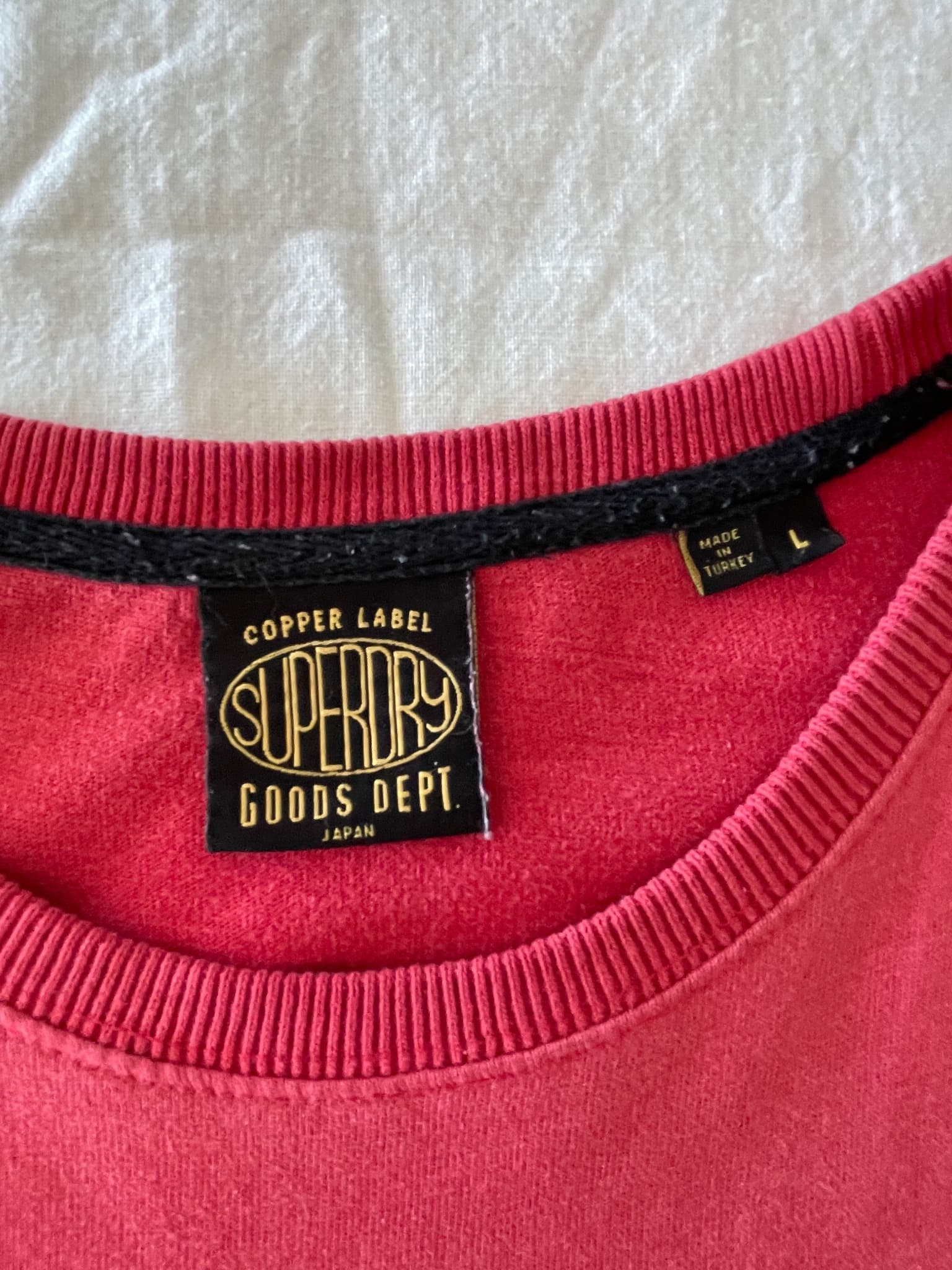 Superdry Copper Label Cutters & Makers Red T-Shirt Size L — photo 2 of 5