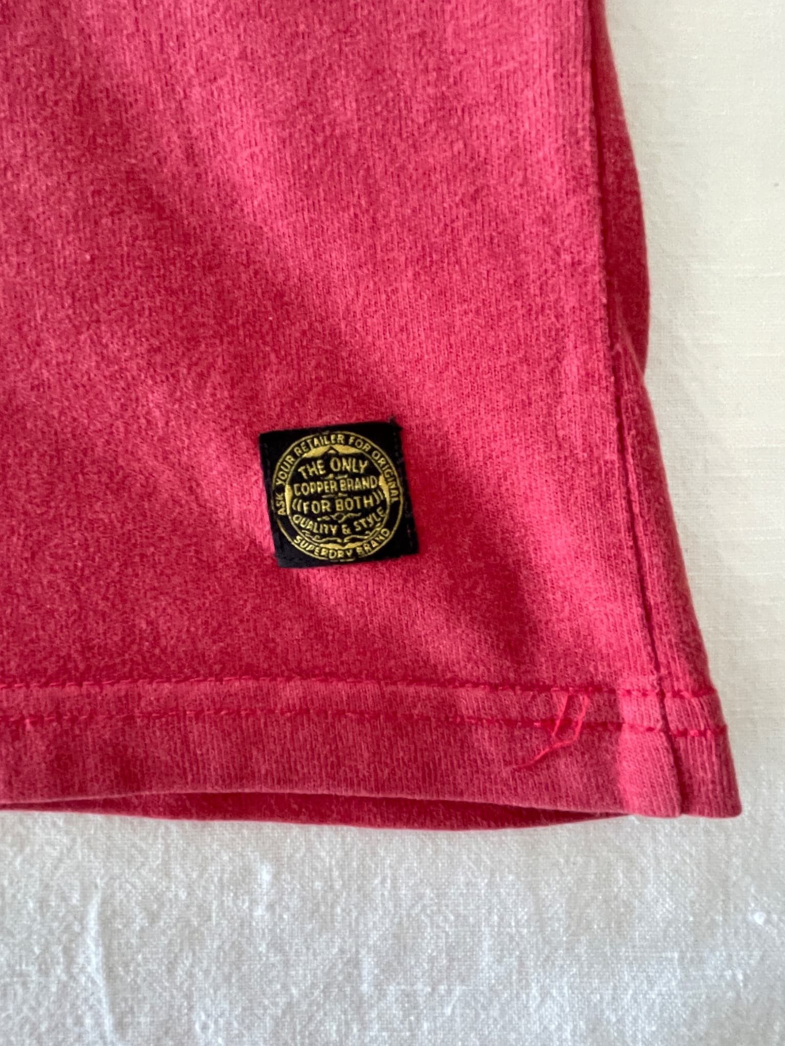 Superdry Copper Label Cutters & Makers Red T-Shirt Size L — photo 3 of 5