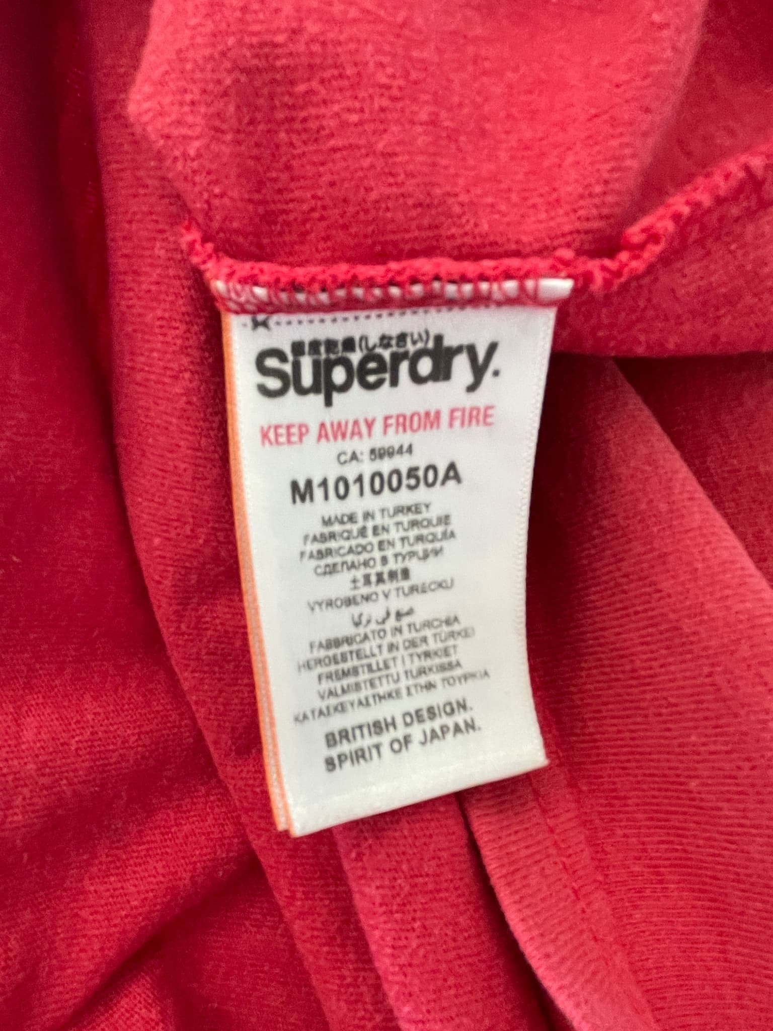 Superdry Copper Label Cutters & Makers Red T-Shirt Size L — photo 5 of 5