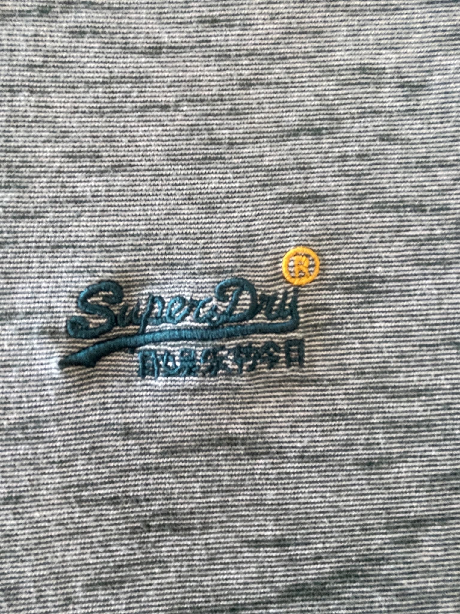 Superdry Men's Vintage Logo T-Shirt Grey Marl Size M — photo 3 of 6