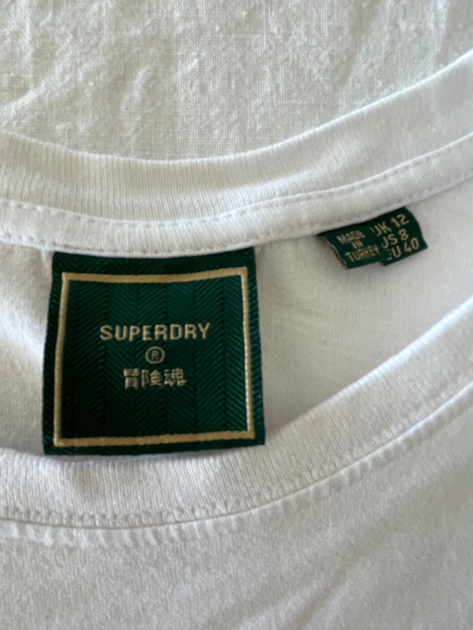 Superdry Women's White T-Shirt With Rainbow Logo Graphic — photo 2 of 5