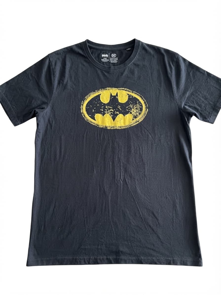 The Souled Store Batman Distressed Logo T-Shirt Black Men's XL — photo 1 of 6