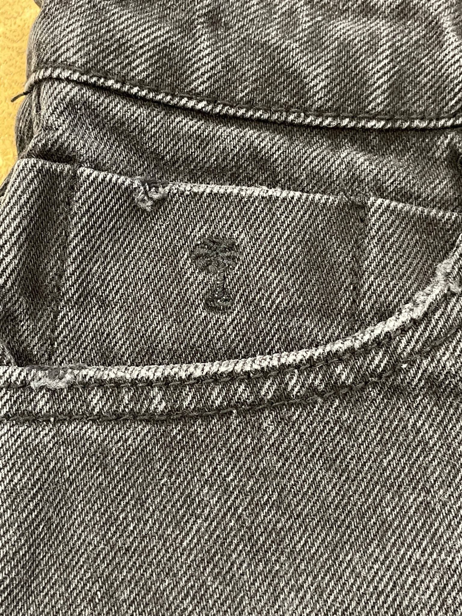 THRILLS Erica High Rise Black Denim Shorts Size 8 — photo 4 of 10