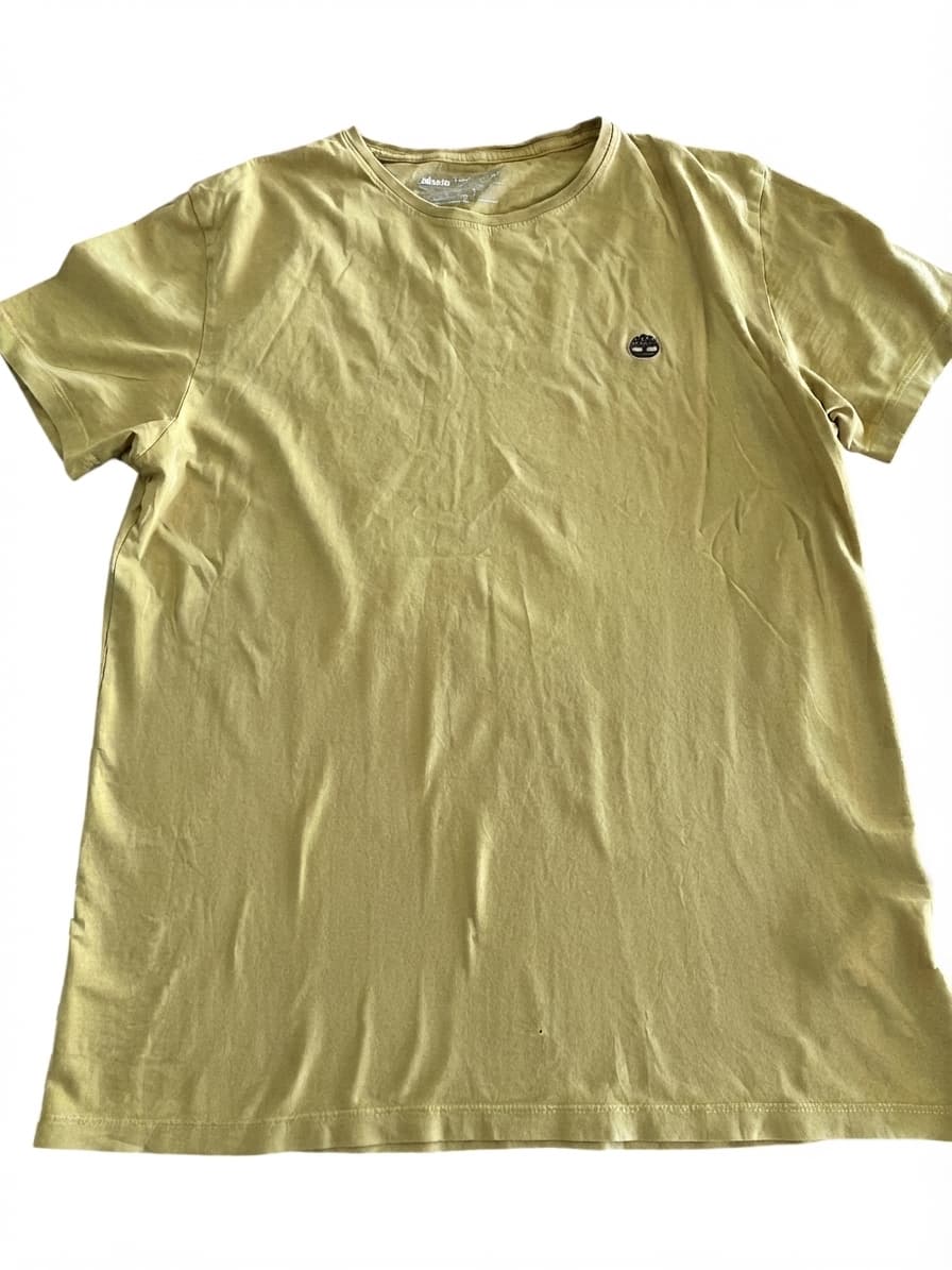Timberland Logo T-Shirt Graphic Print Yellow Men's L — photo 1 of 7