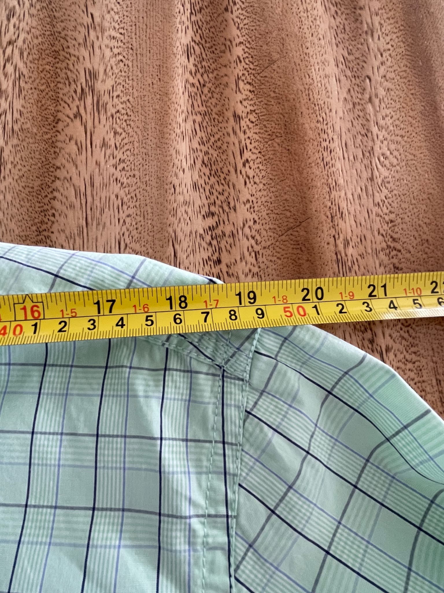 Tommy Hilfiger Long Sleeve Button-Down Shirt Plaid Light Green Men's M — photo 8 of 9