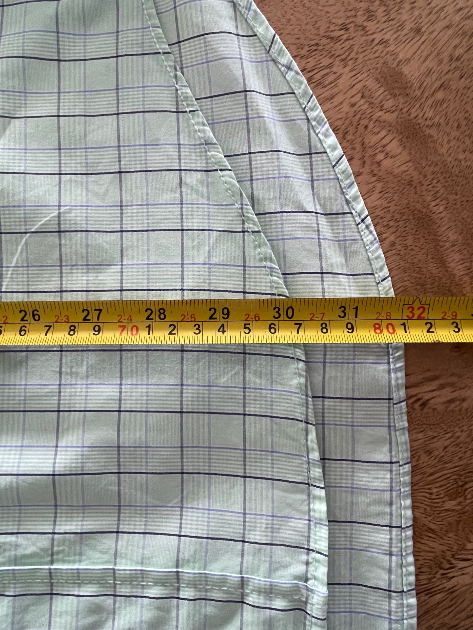 Tommy Hilfiger Long Sleeve Button-Down Shirt Plaid Light Green Men's M — photo 9 of 9