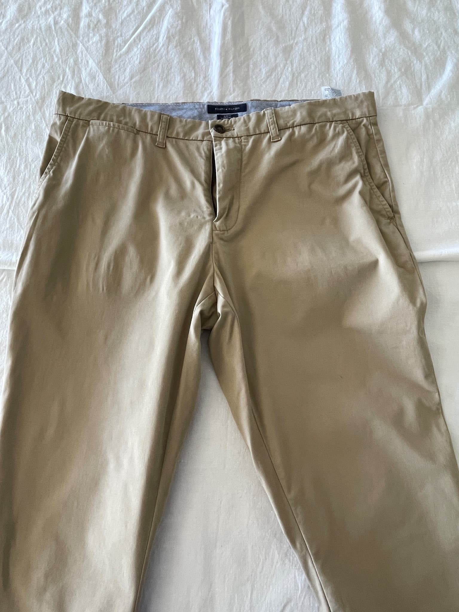 Tommy Hilfiger Men's Slim Fit Chino Pants Tan Size 36 — photo 2 of 7