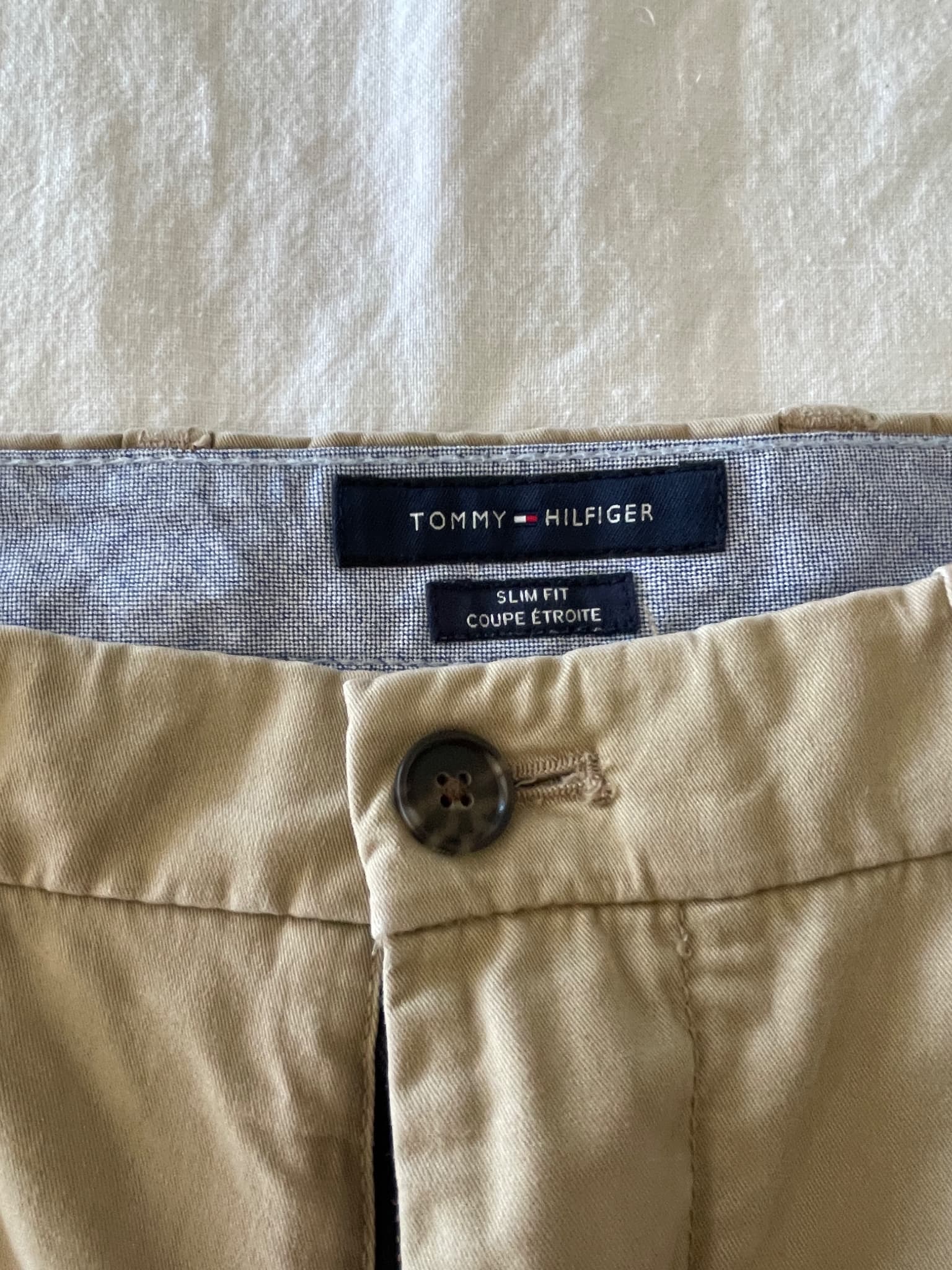 Tommy Hilfiger Men's Slim Fit Chino Pants Tan Size 36 — photo 3 of 7