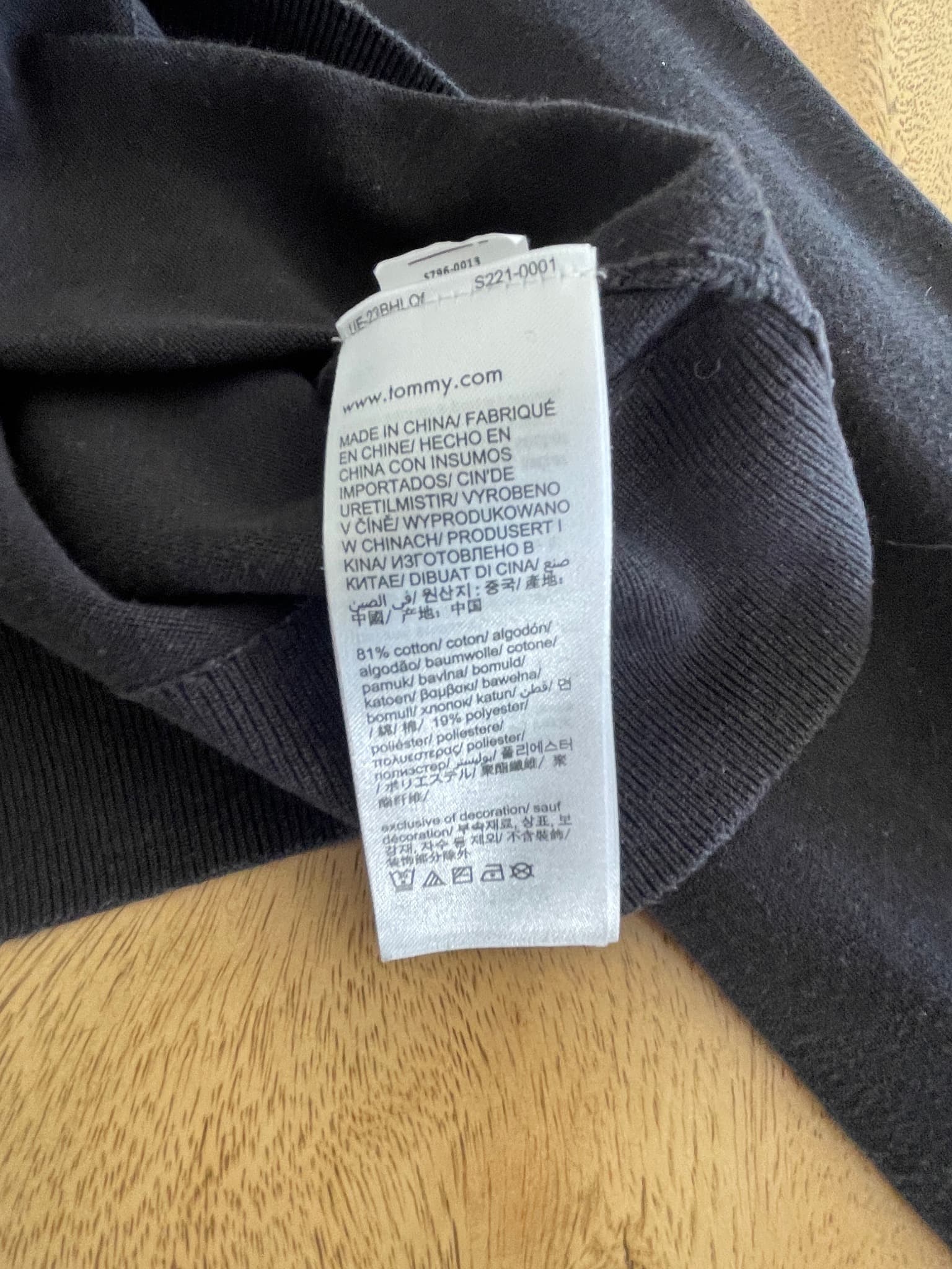 Tommy Hilfiger Quarter-Zip Mock Neck Sweater The 1985 Model Black Men's L — photo 7 of 12