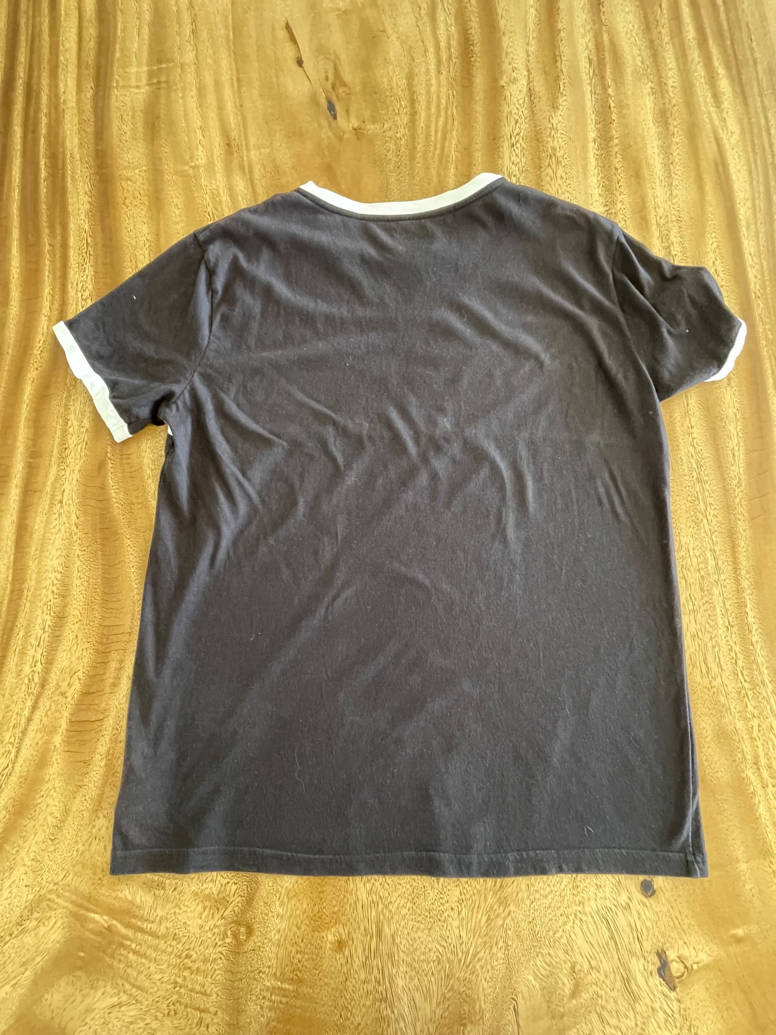 Tommy Hilfiger T-Shirt Logo Chest Stripe Black Men's M — photo 6 of 6