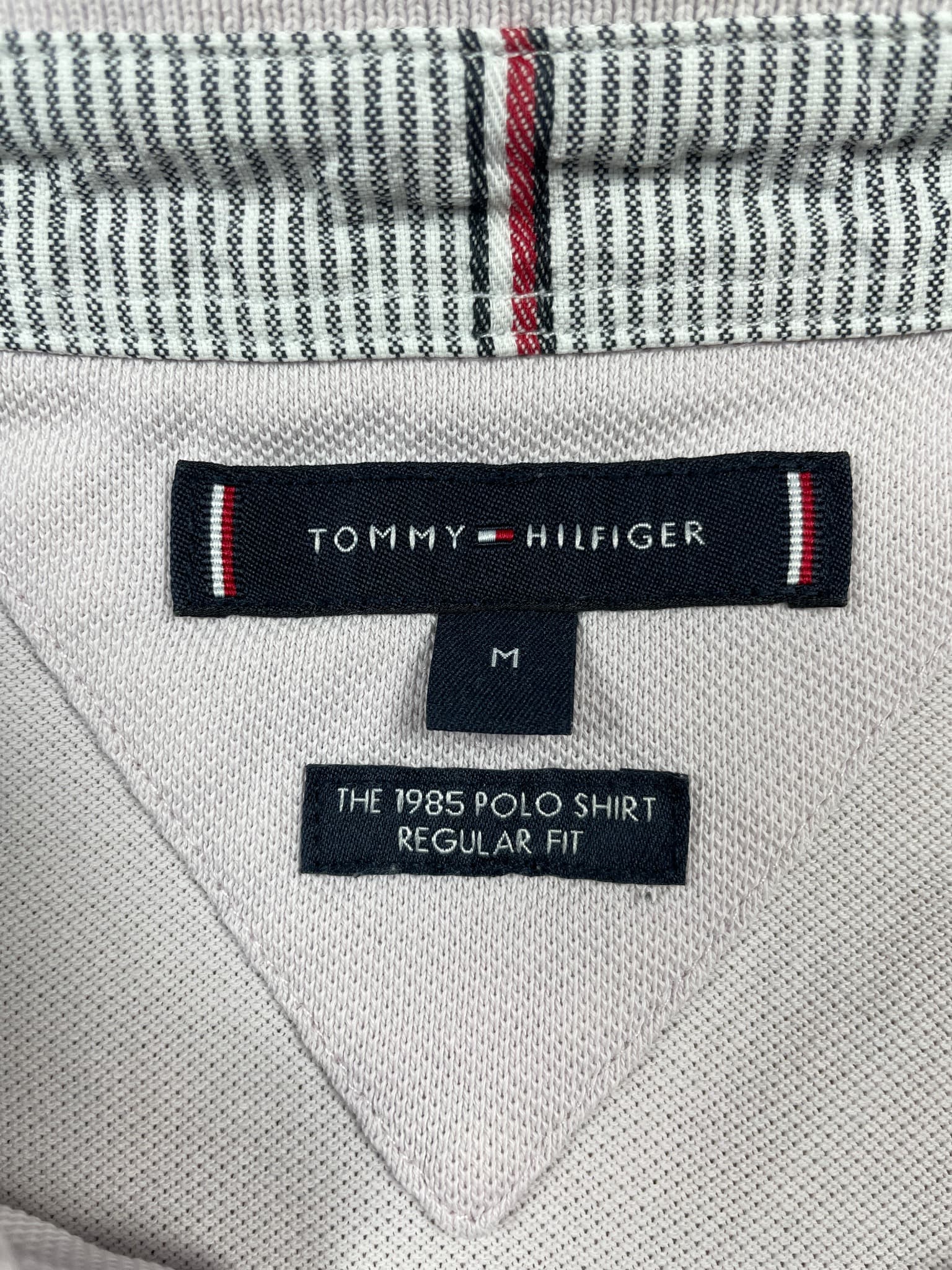 Tommy Hilfiger The 1985 Polo Shirt Regular Fit Light Purple Men's M — photo 3 of 5