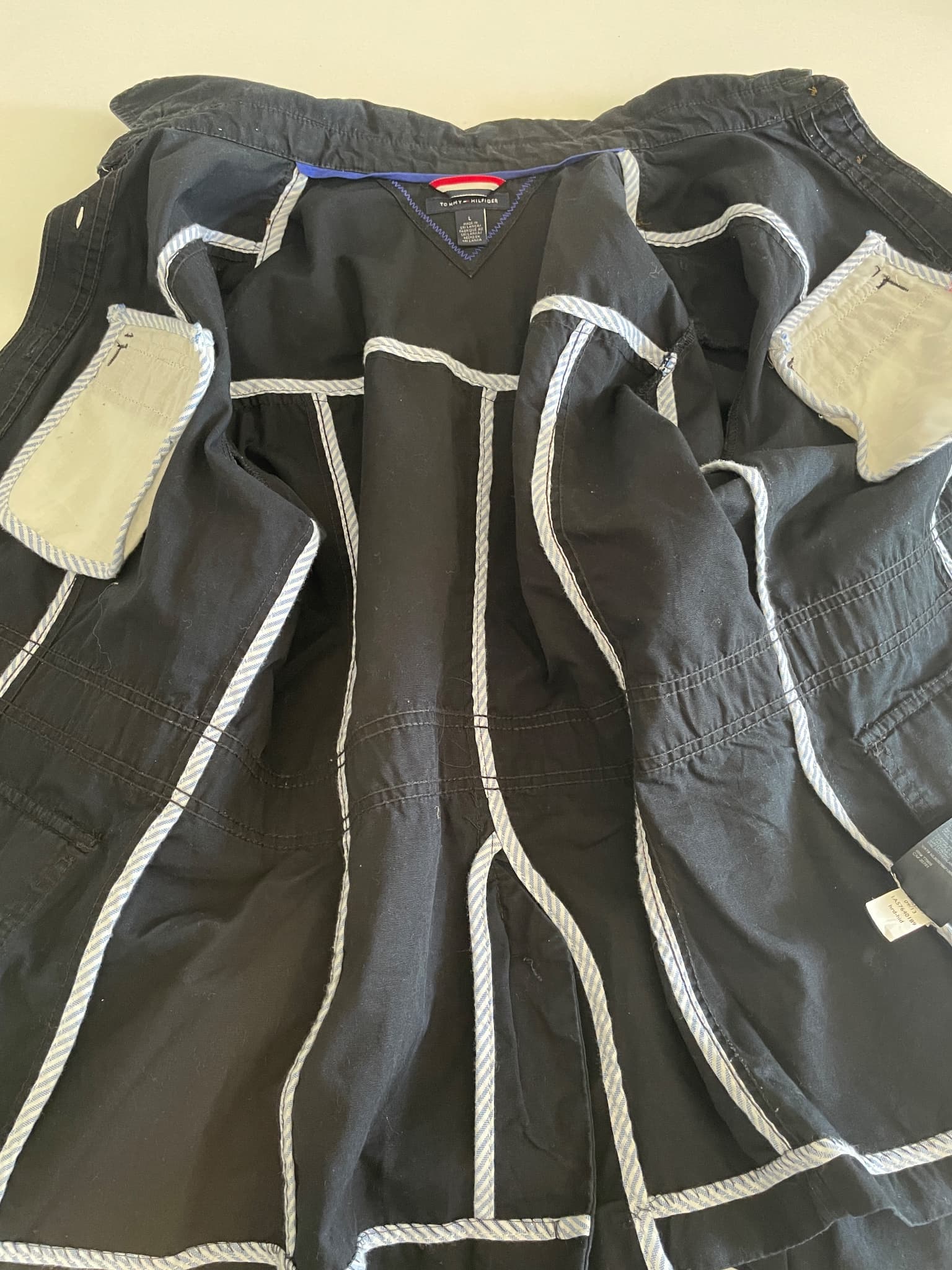 Tommy Hilfiger Utility Field Jacket Black Women's Size L — photo 9 of 12