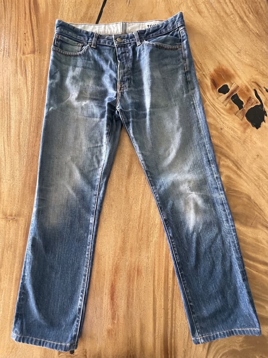 TOMMY Straight Leg Denim Jeans Blue Men's 34 — photo 1 of 14
