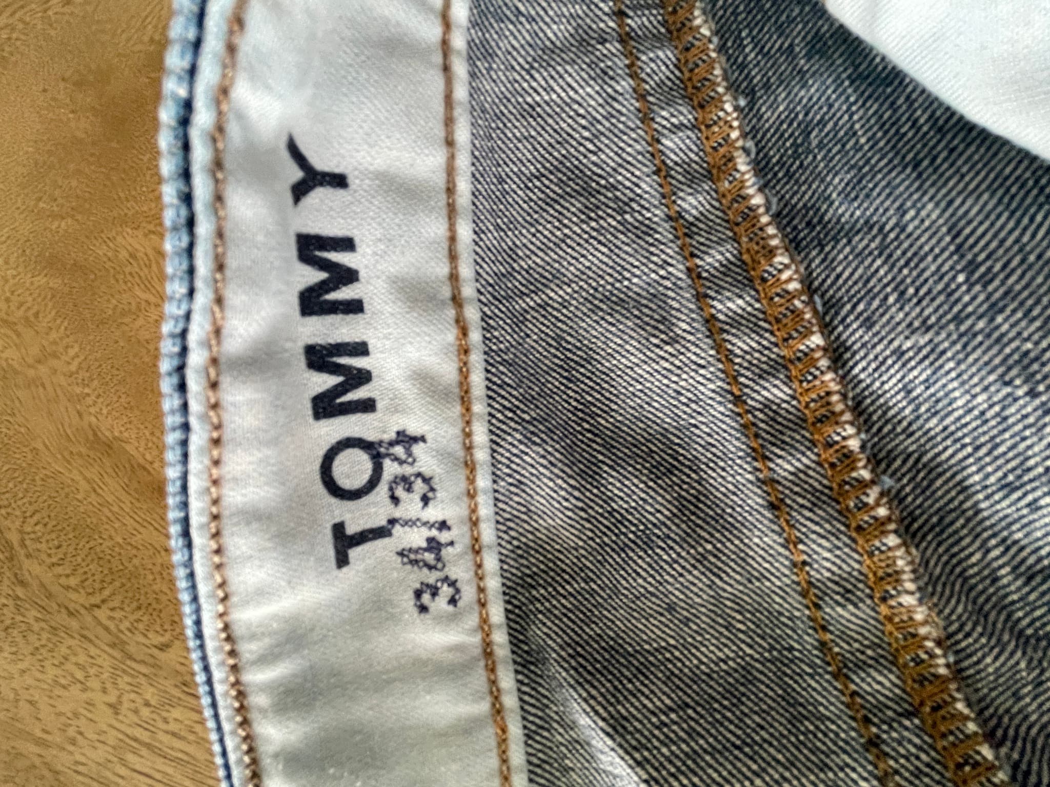 TOMMY Straight Leg Denim Jeans Blue Men's 34 — photo 2 of 14