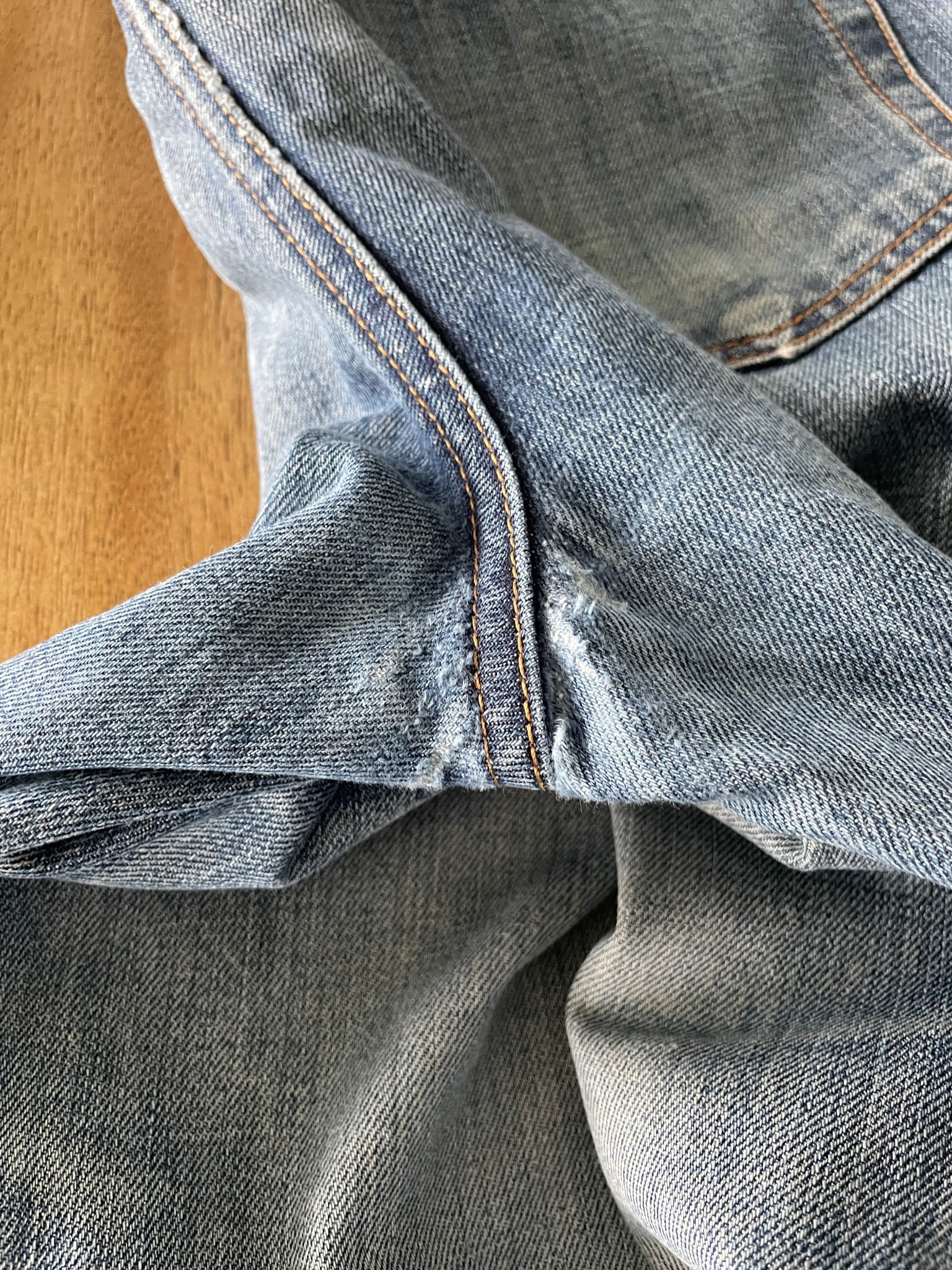 TOMMY Straight Leg Denim Jeans Blue Men's 34 — photo 14 of 14