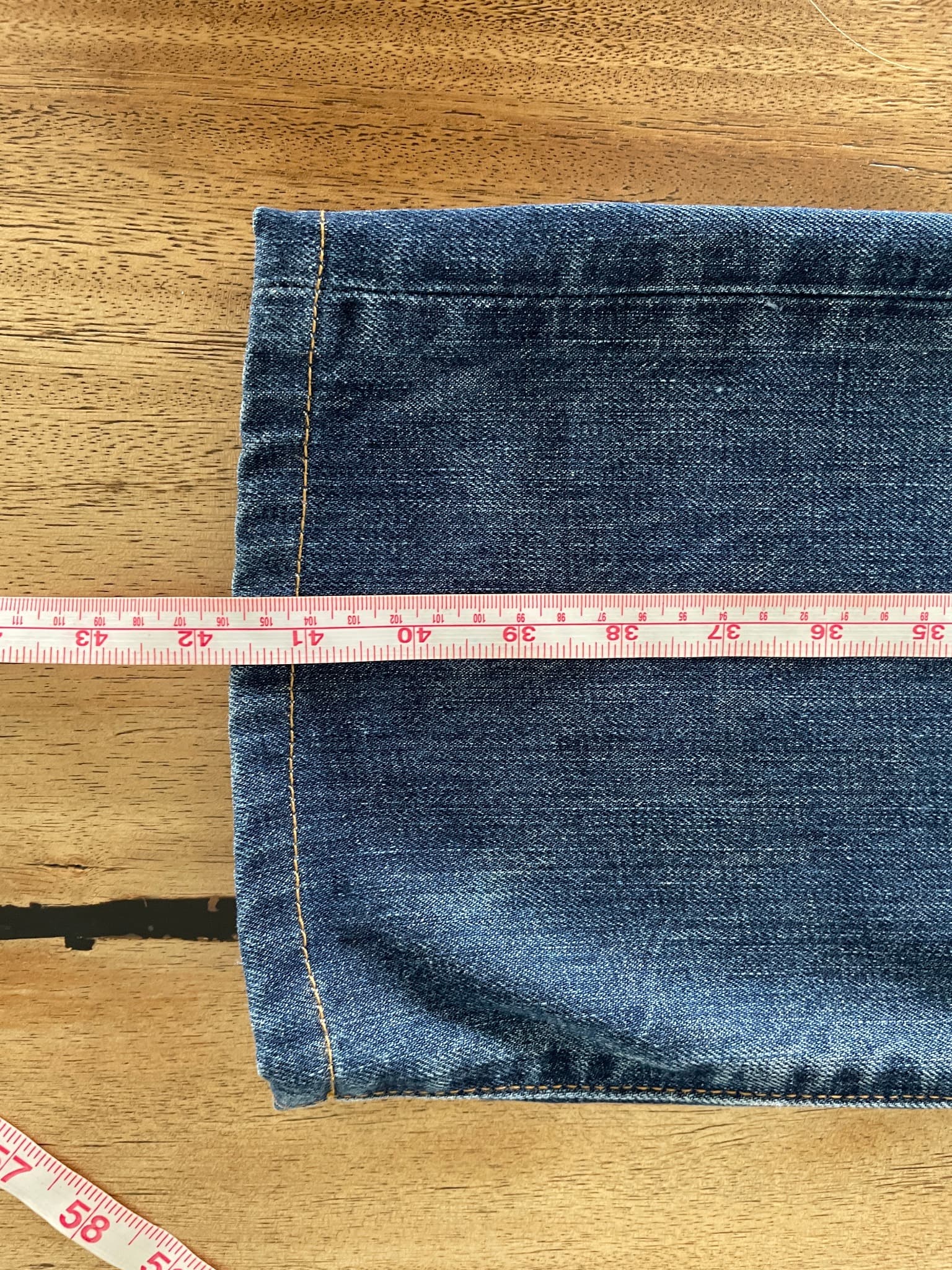 TOMMY Straight Leg Denim Jeans Blue Men's 34 — photo 9 of 14