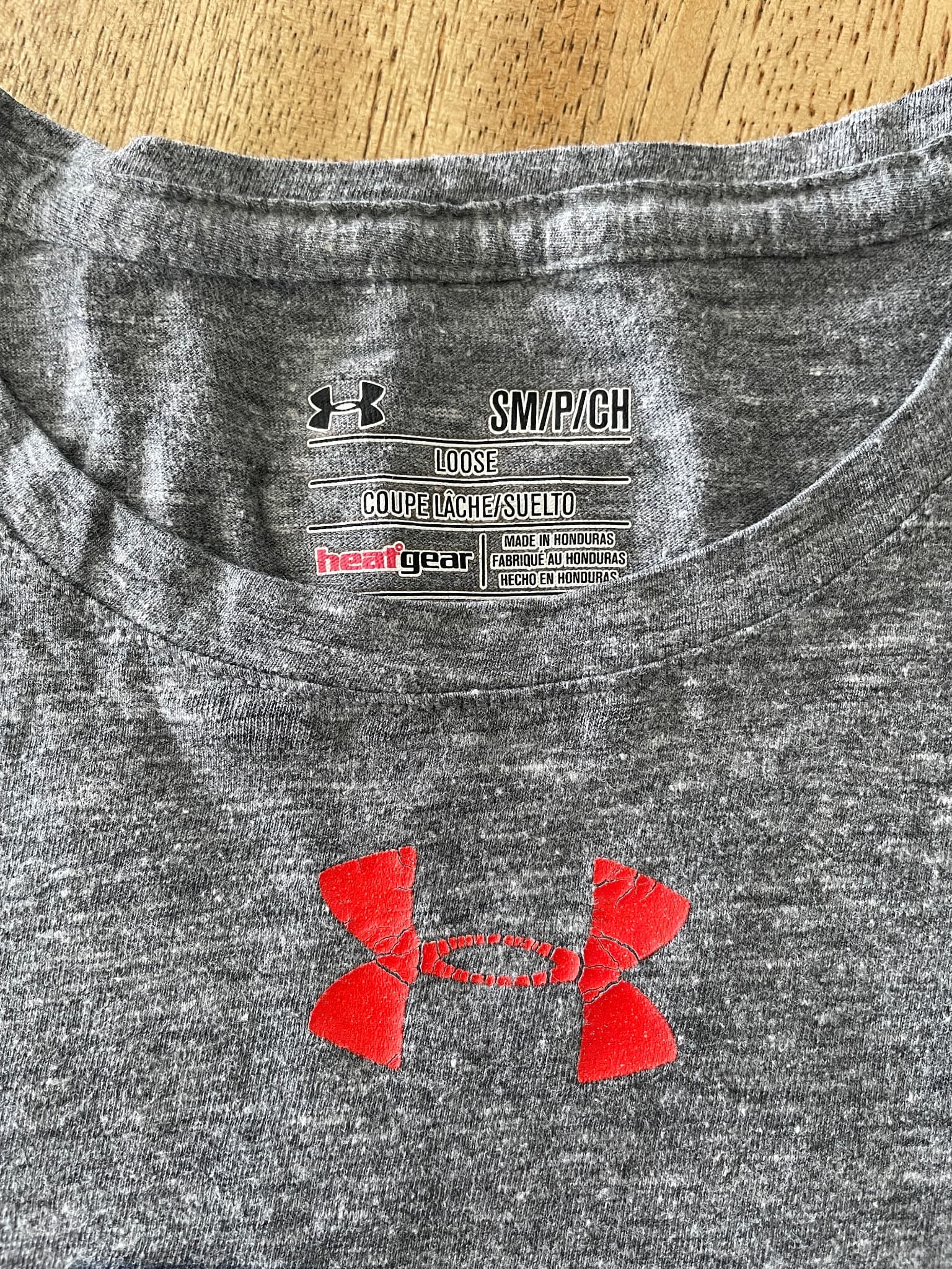 Under Armour Auburn University Tigers T-Shirt Speckled Grey Men's S — photo 3 of 8