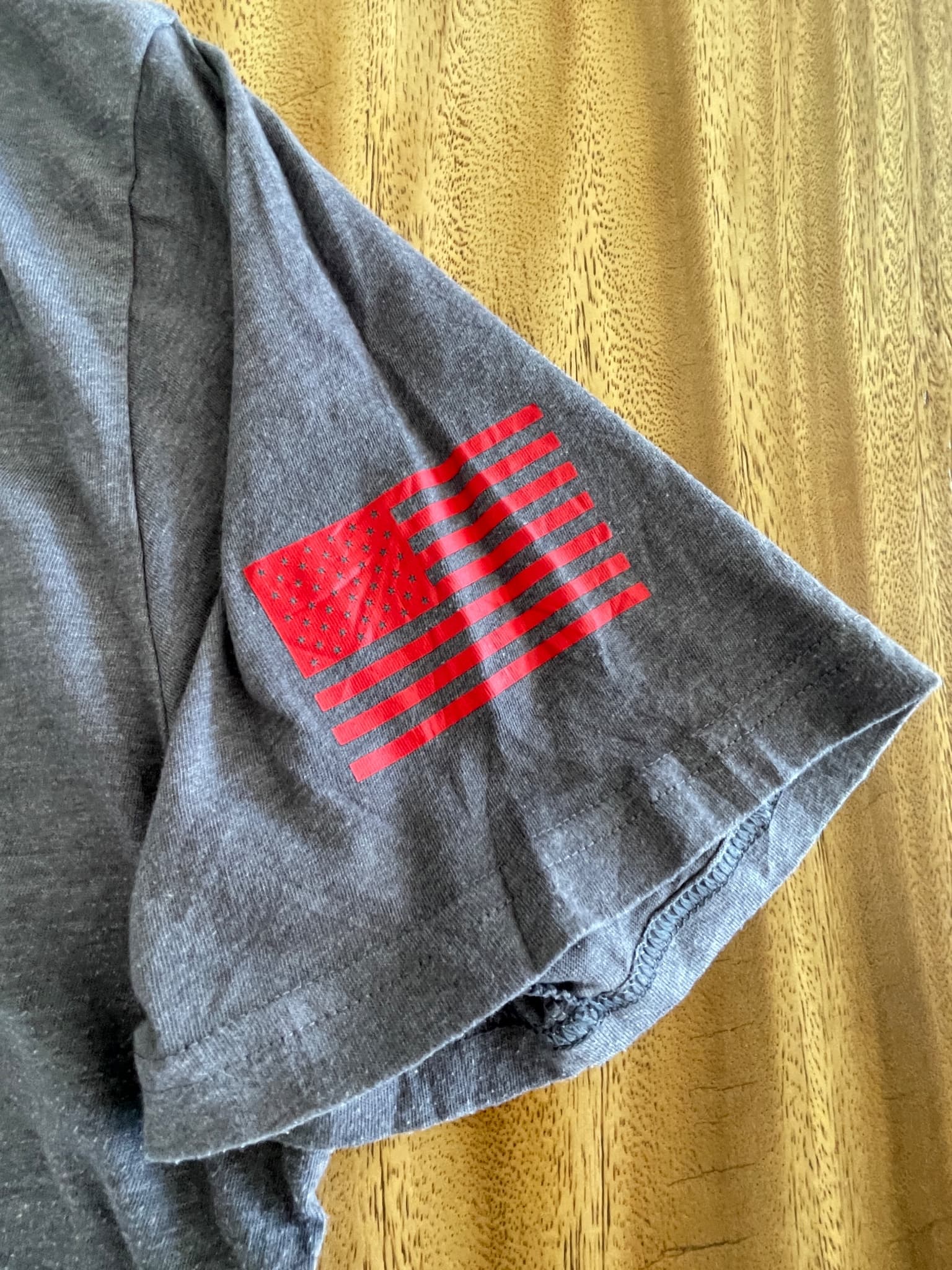 Under Armour Freedom Flag Graphic T-Shirt Grey Men's XXL — photo 3 of 6