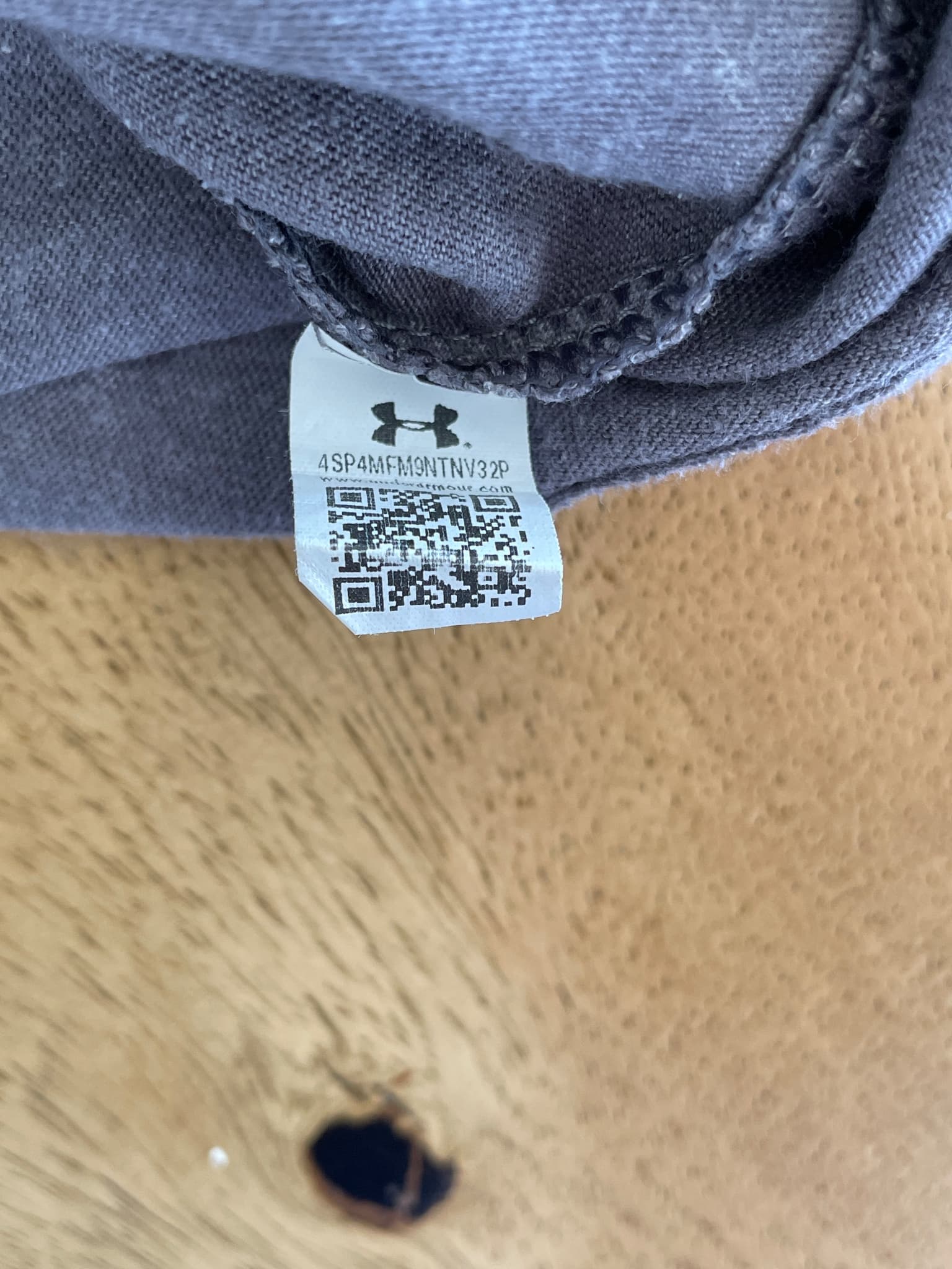 Under Armour Freedom Flag Graphic T-Shirt Grey Men's XXL — photo 5 of 6