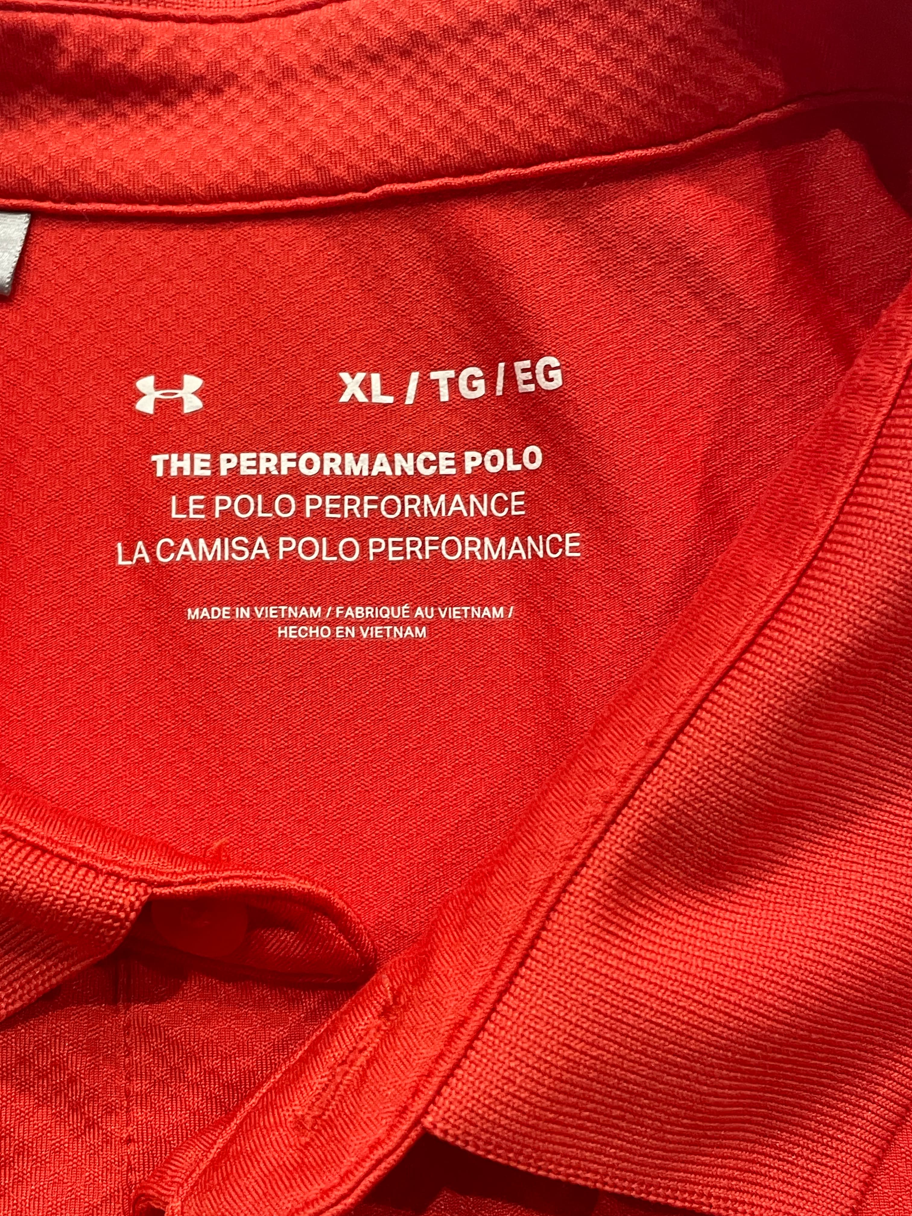 Under Armour Men's The Performance Polo Red Size XL — photo 2 of 7