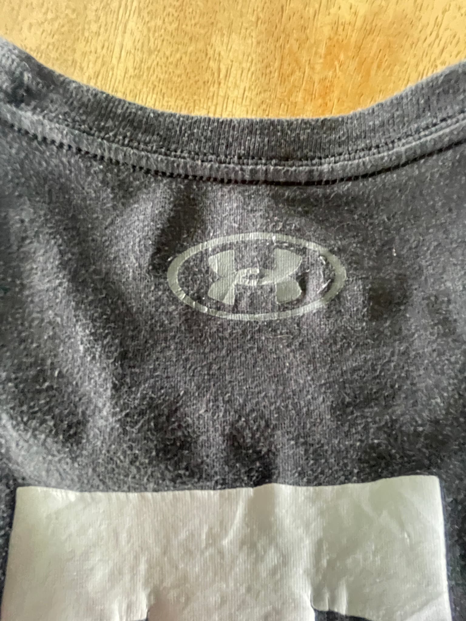 Under Armour Vertical Logo Graphic T-Shirt Black Men's XL — photo 10 of 10