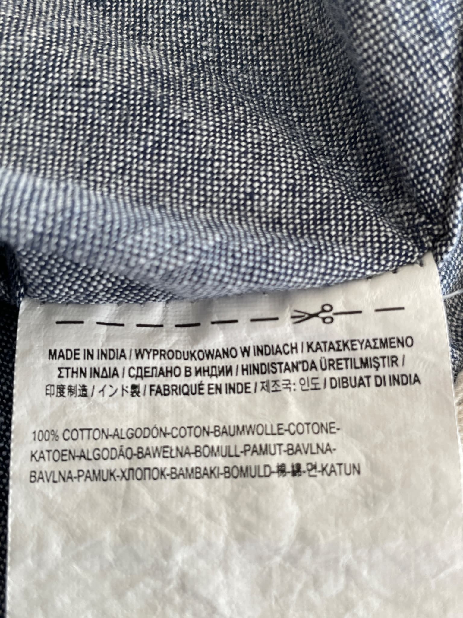Vans Long Sleeve Shirt Aztec Print Chest Pocket Blue Men's M — photo 11 of 11