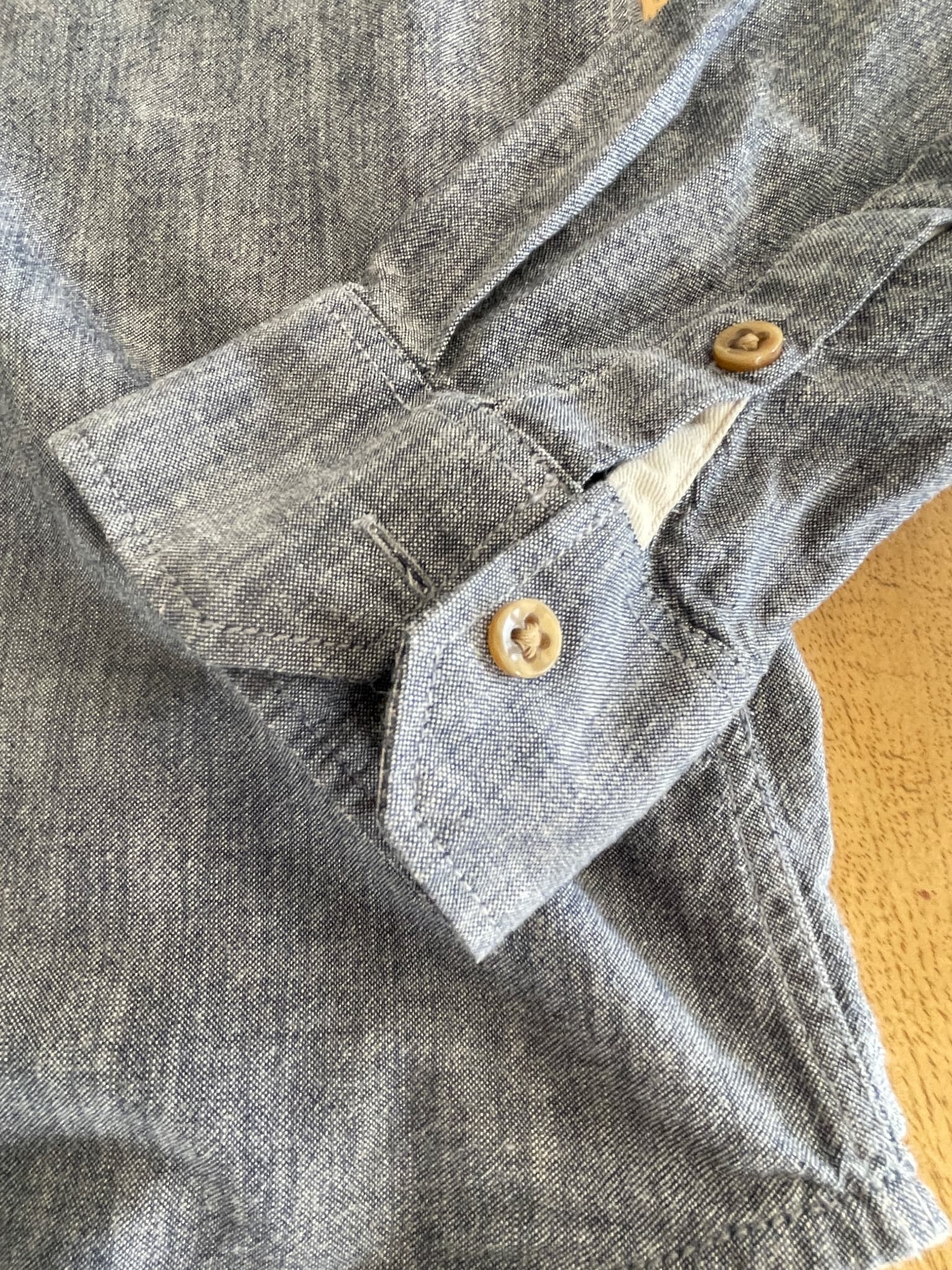 Vans Long Sleeve Shirt Aztec Print Chest Pocket Blue Men's M — photo 4 of 11