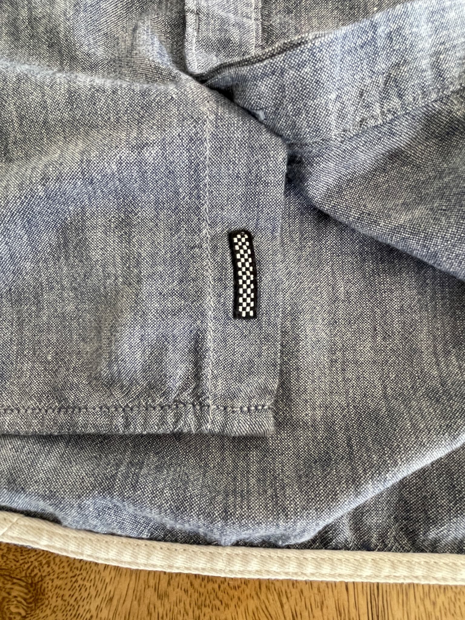Vans Long Sleeve Shirt Aztec Print Chest Pocket Blue Men's M — photo 5 of 11