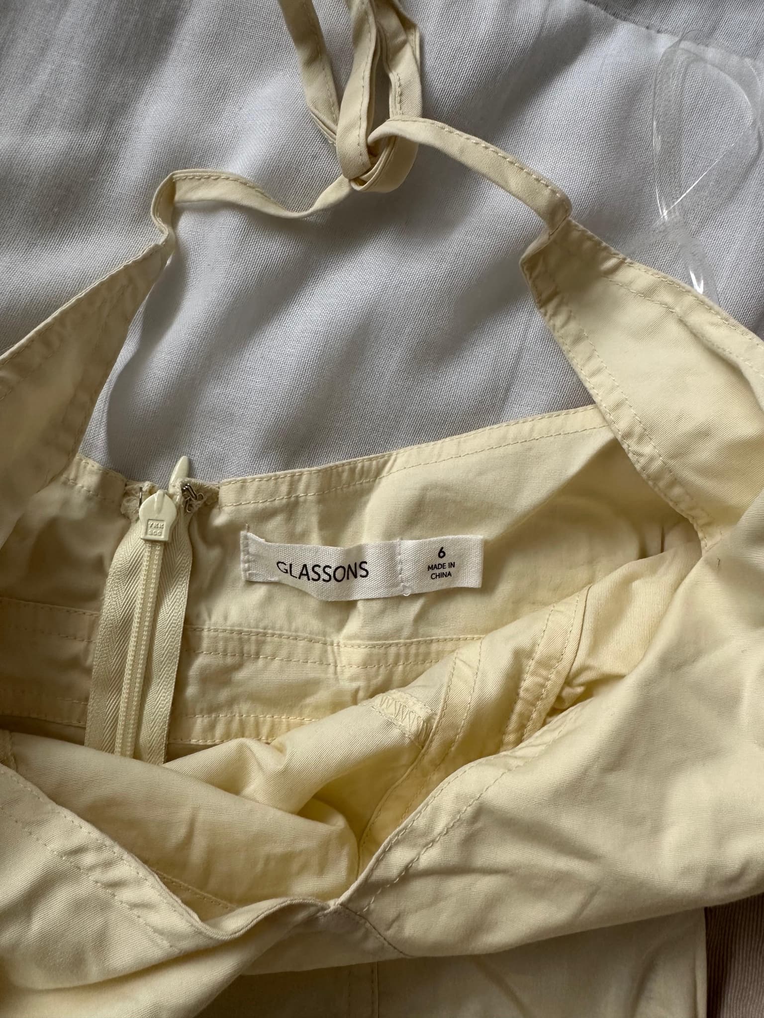 Glassons Yellow Halter Neck Corset Top — photo 2 of 3