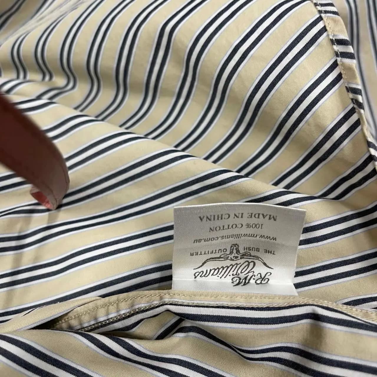 R.M. Williams Men's XL Regular Fit Long Sleeve Button Up Shirt — photo 3 of 4