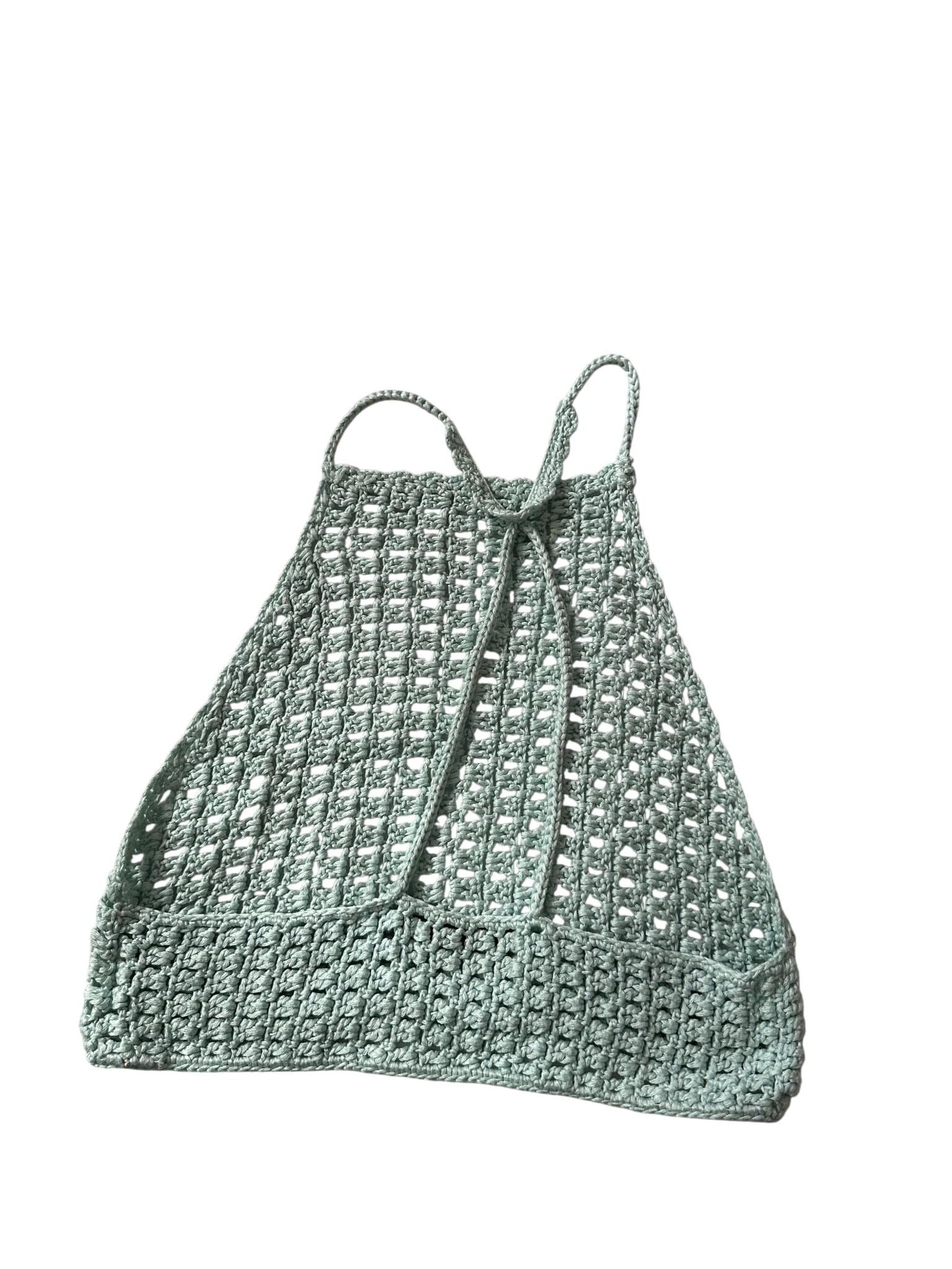 Rosebullet Mint Green Crochet Halter Top — photo 1 of 2