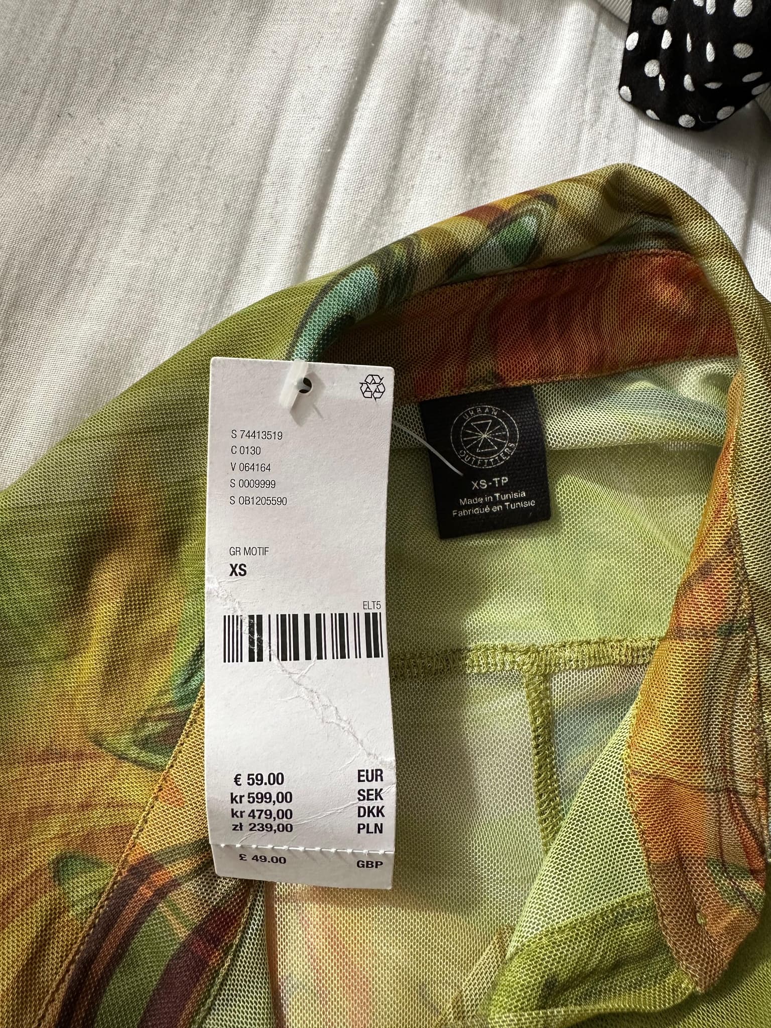 Urban Outfitters Urban Outfitters Mesh Button-Down Shirt Dress — photo 2 of 4
