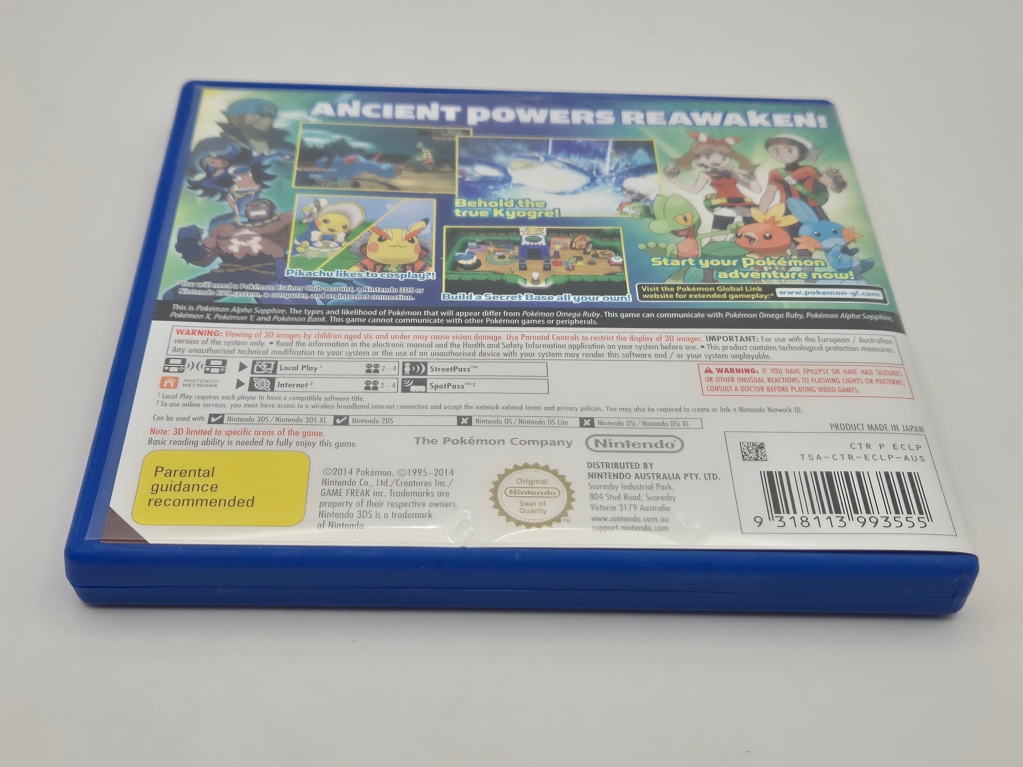 Pokémon Alpha Sapphire Nintendo 3DS Authentic — photo 2 of 5