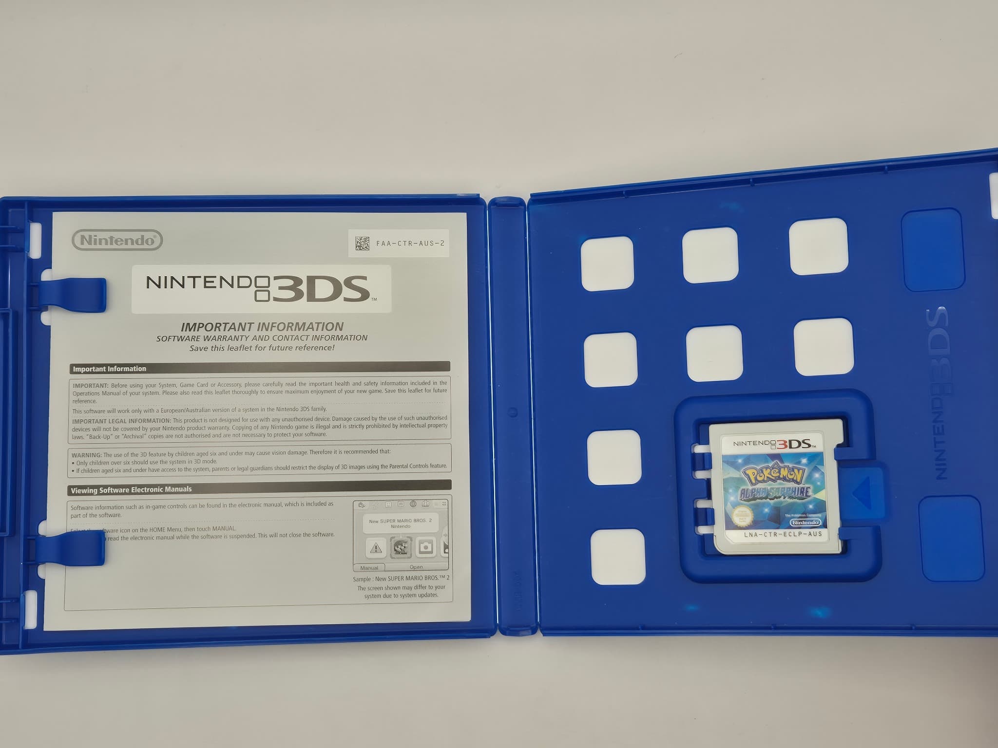 Pokémon Alpha Sapphire Nintendo 3DS Authentic — photo 3 of 5