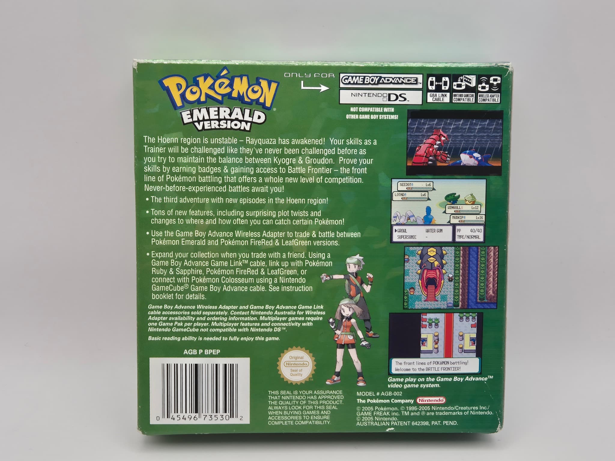 Pokémon Emerald Version (Game Boy Advance, Australian Version) — photo 5 of 21