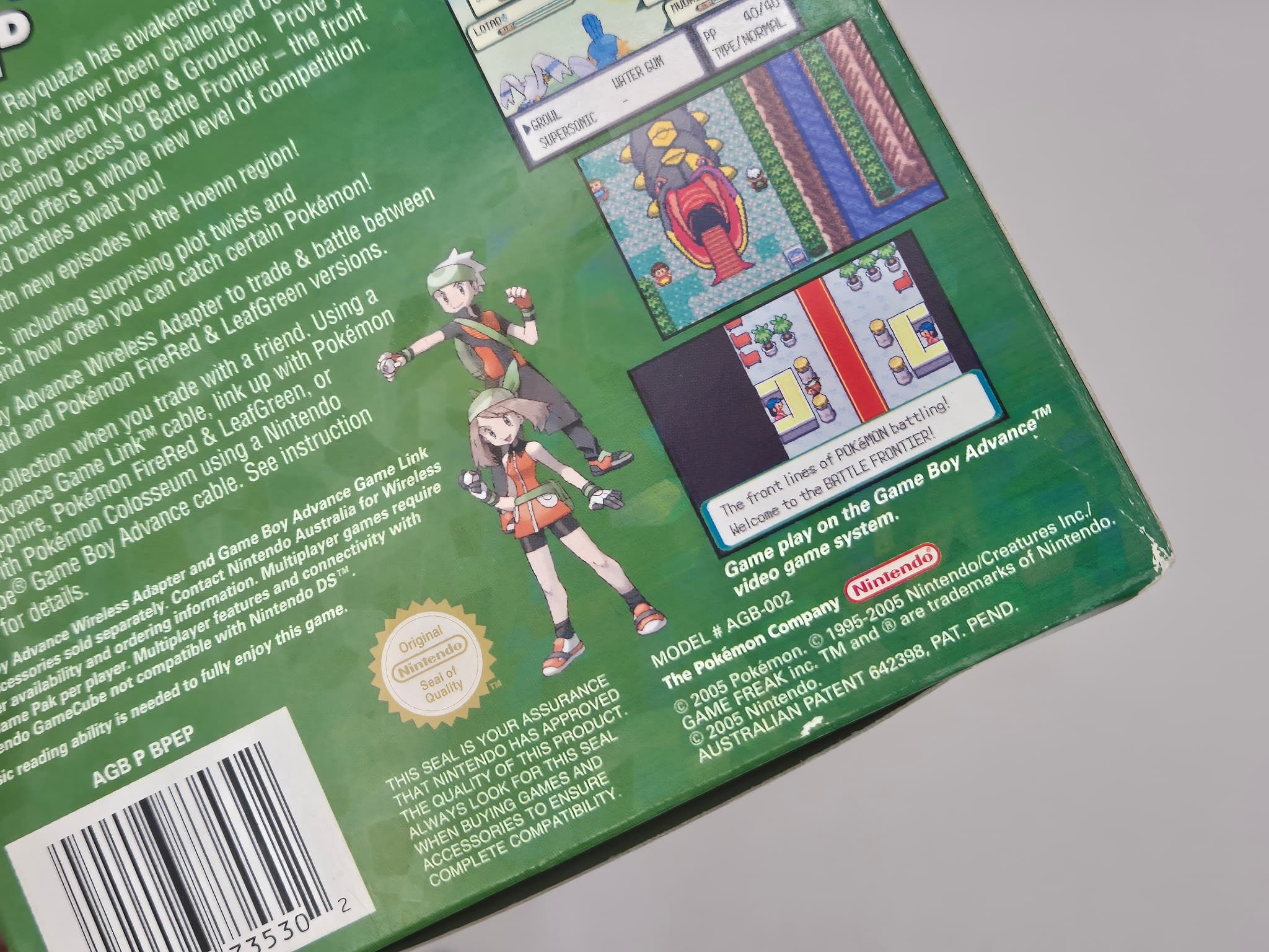 Pokémon Emerald Version (Game Boy Advance, Australian Version) — photo 20 of 21