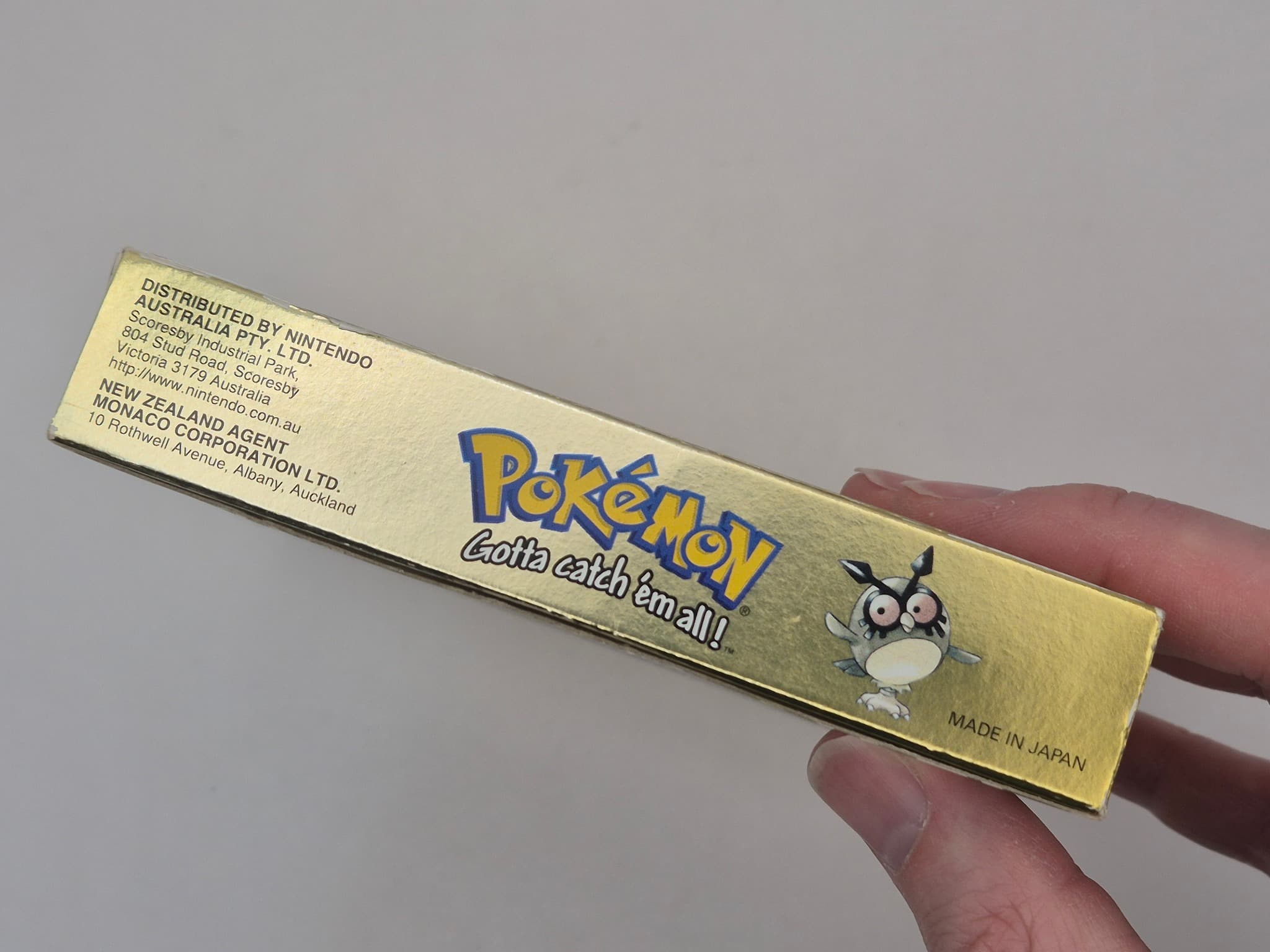 Pokémon Gold Version (Game Boy Color, PAL) - Boxed with Manual — photo 10 of 17