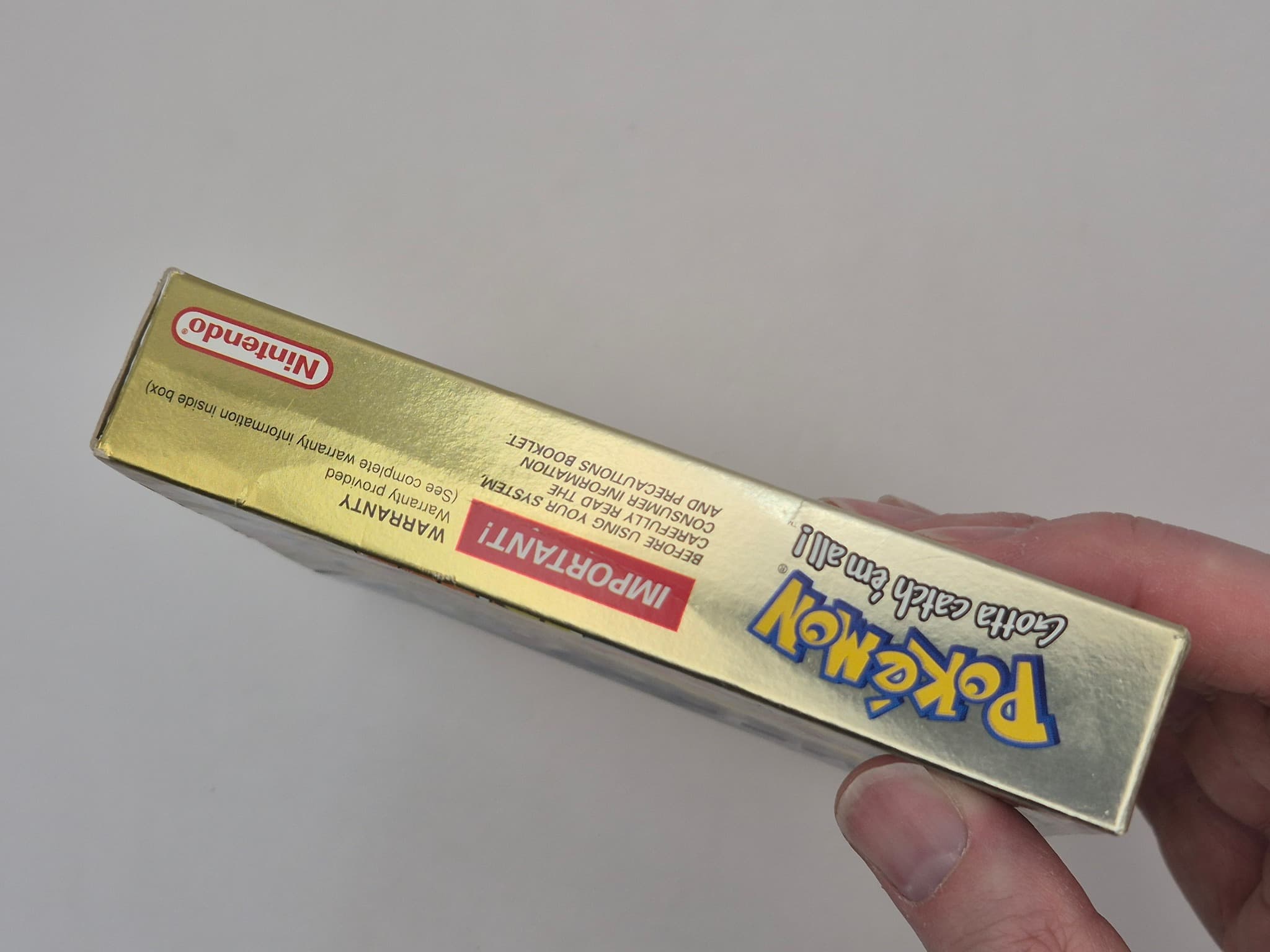 Pokémon Gold Version (Game Boy Color, PAL) - Boxed with Manual — photo 11 of 17
