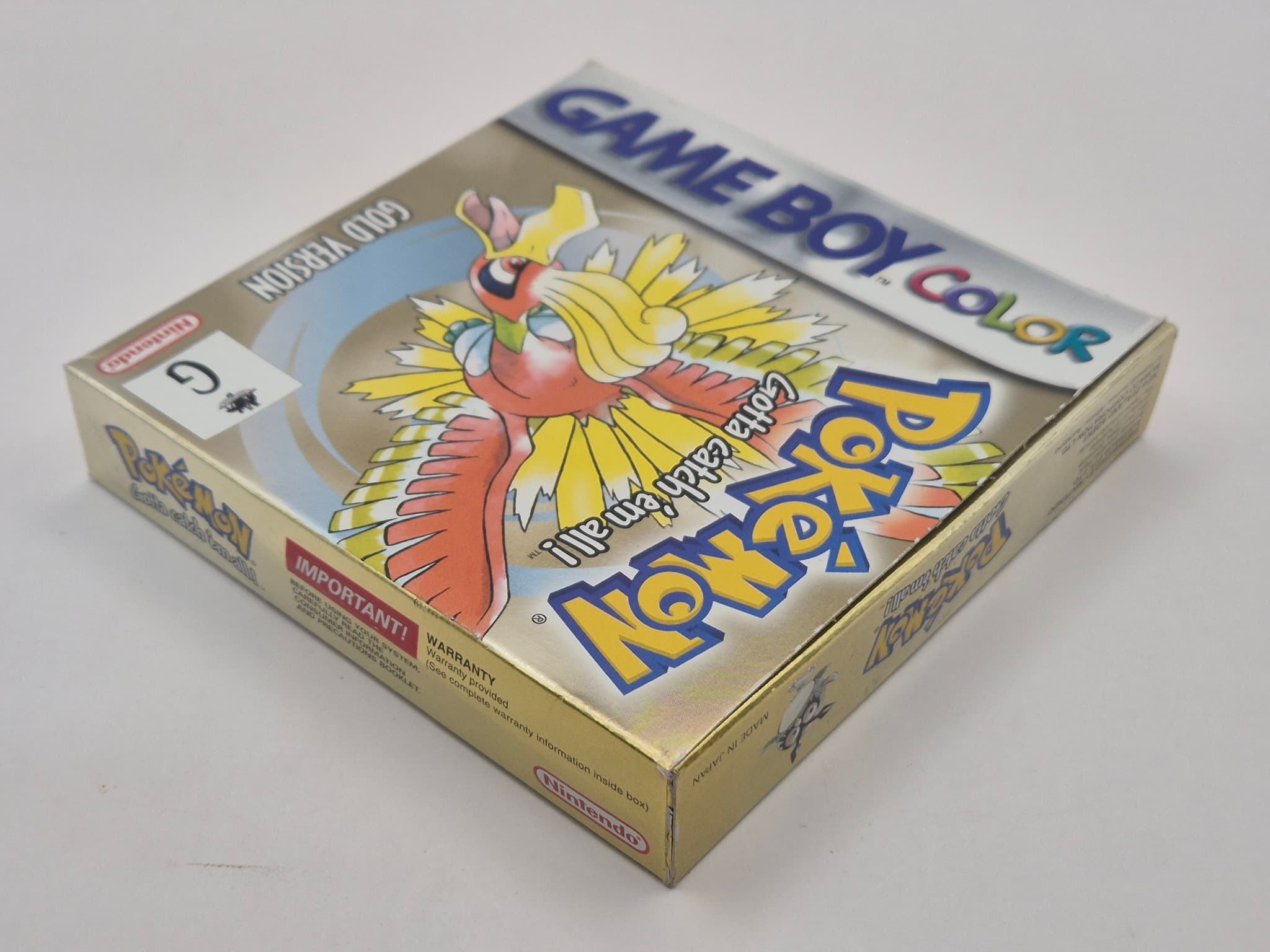 Pokémon Gold Version (Game Boy Color, PAL) - Boxed with Manual — photo 3 of 17