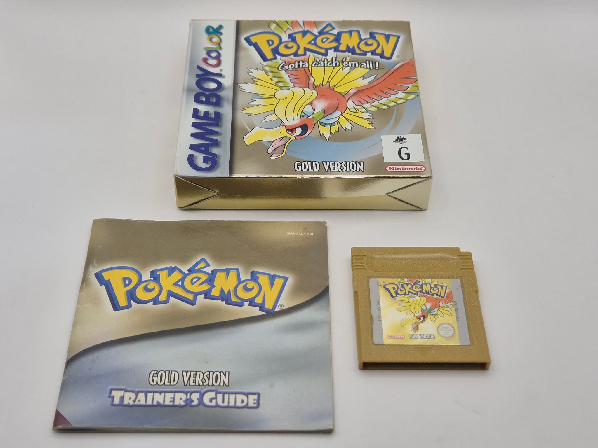 Pokémon Gold Version (Game Boy Color, PAL) - Boxed with Manual — photo 1 of 17