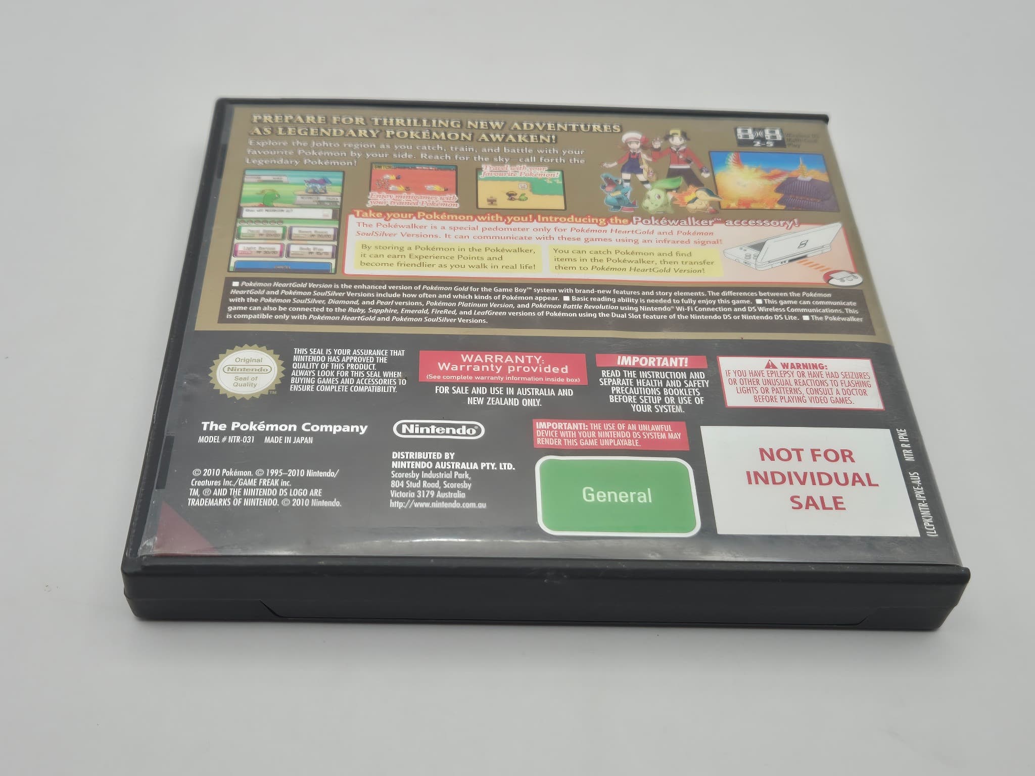 Pokémon HeartGold Version Nintendo DS PAL Authentic — photo 3 of 6