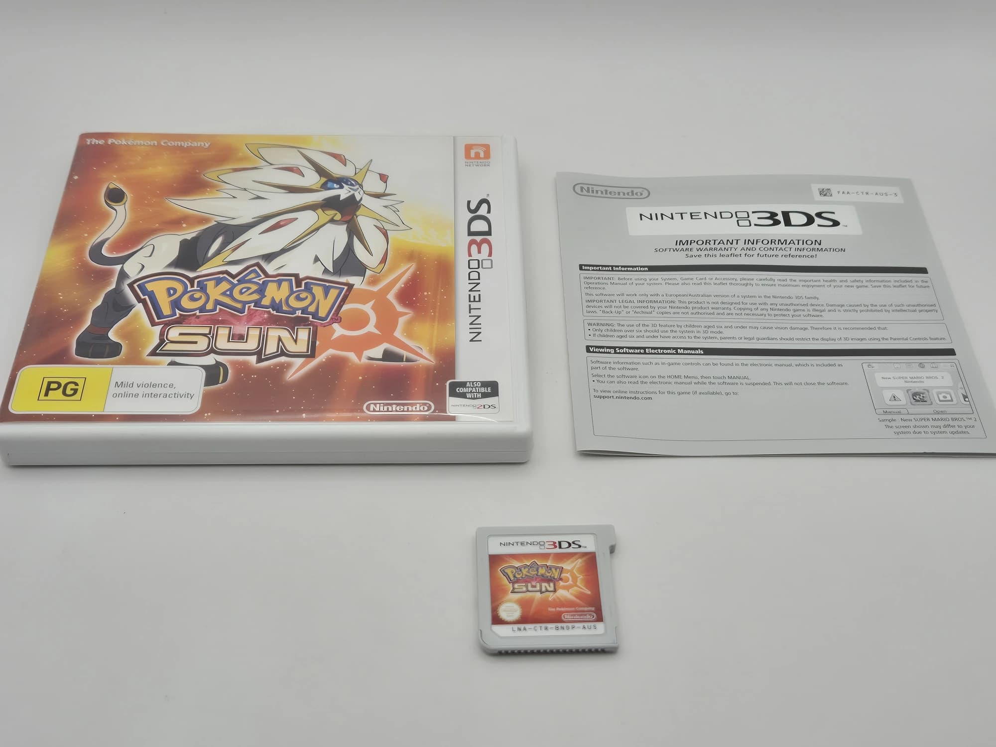 Pokémon Sun Nintendo 3DS Game PAL Authentic — photo 1 of 6