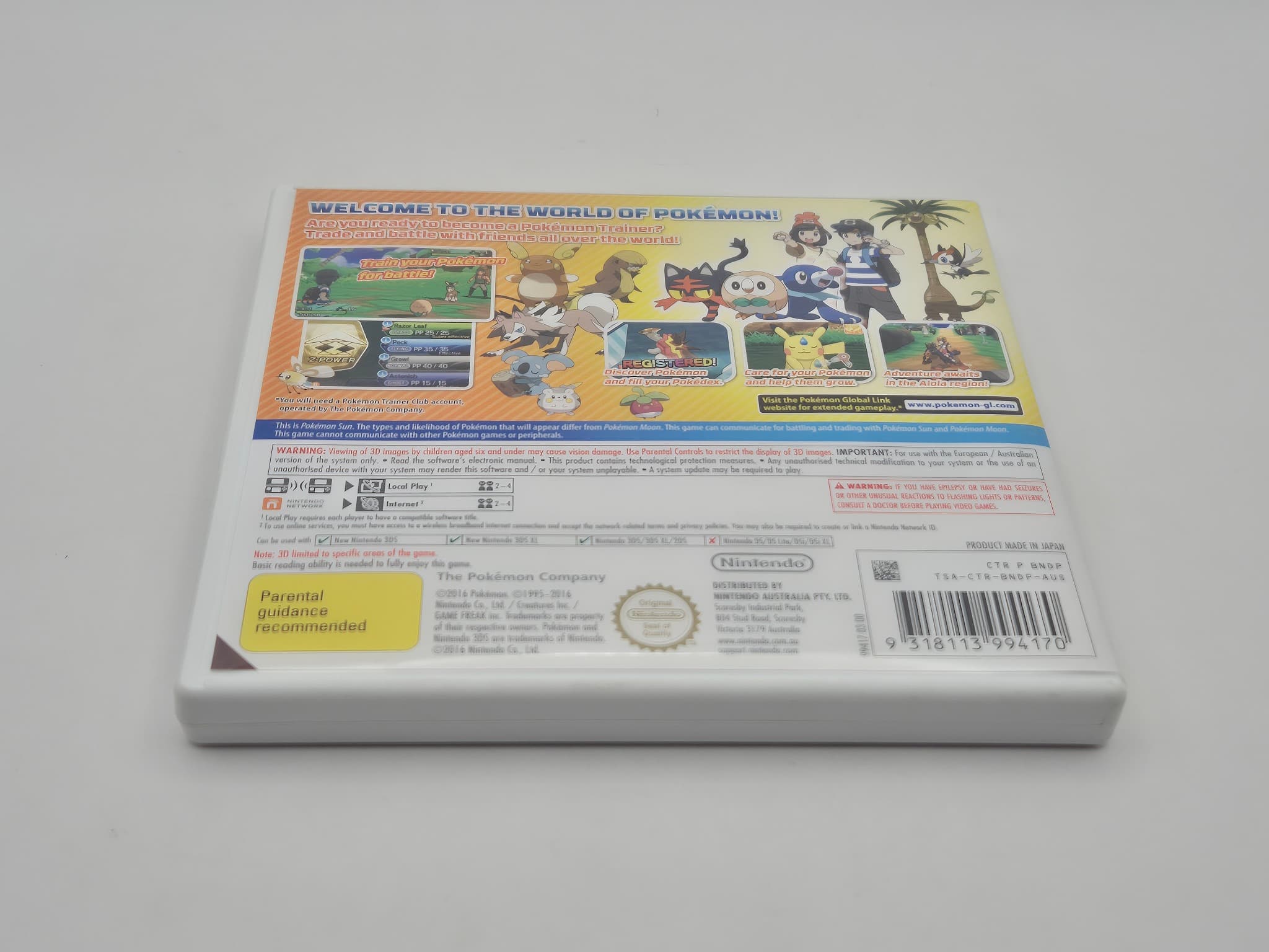 Pokémon Sun Nintendo 3DS Game PAL Authentic — photo 3 of 6