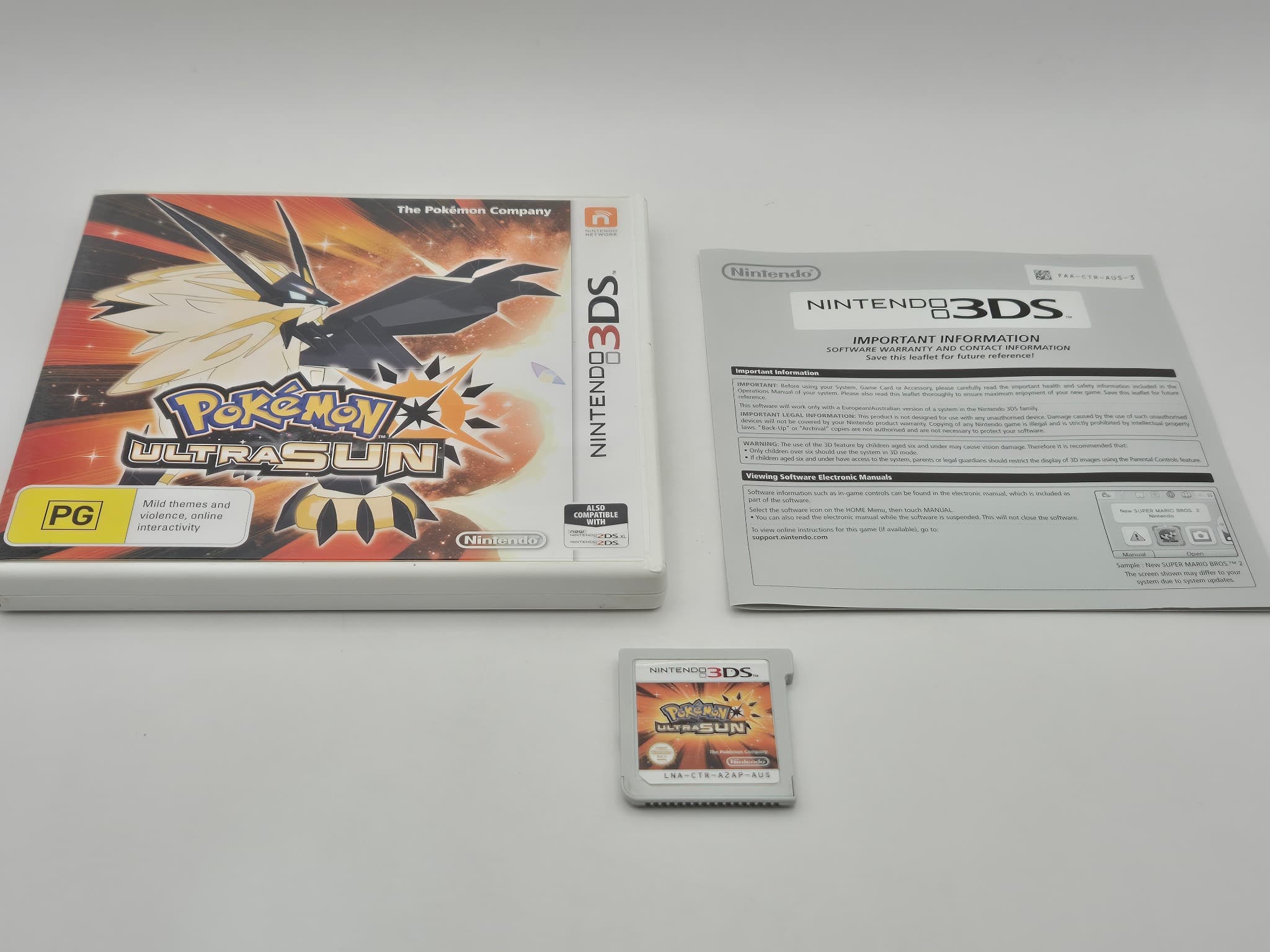 Pokémon Ultra Sun Nintendo 3DS Australian Version — photo 1 of 6