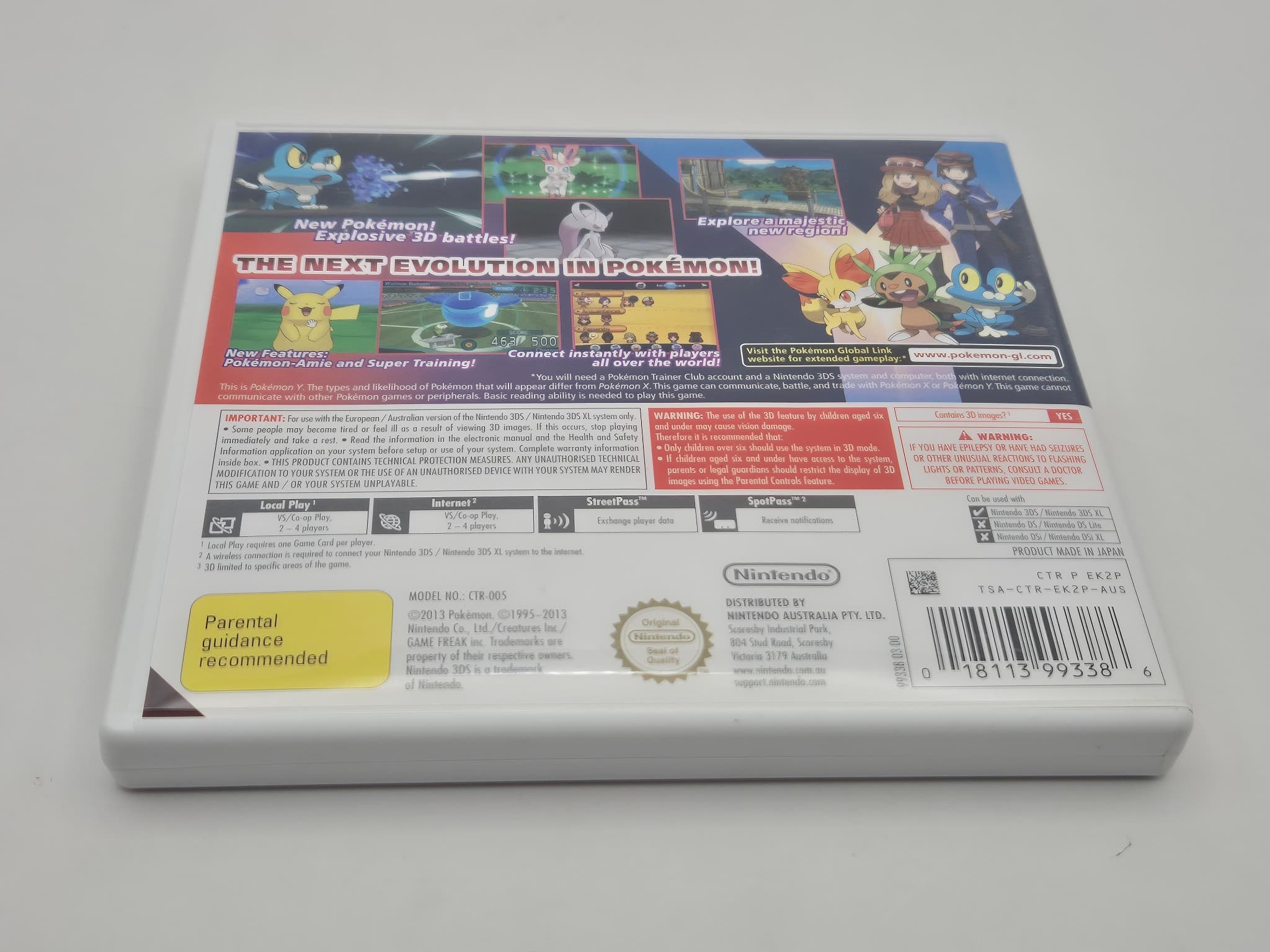 Pokémon Y Nintendo 3DS Authentic Complete In Box — photo 3 of 6